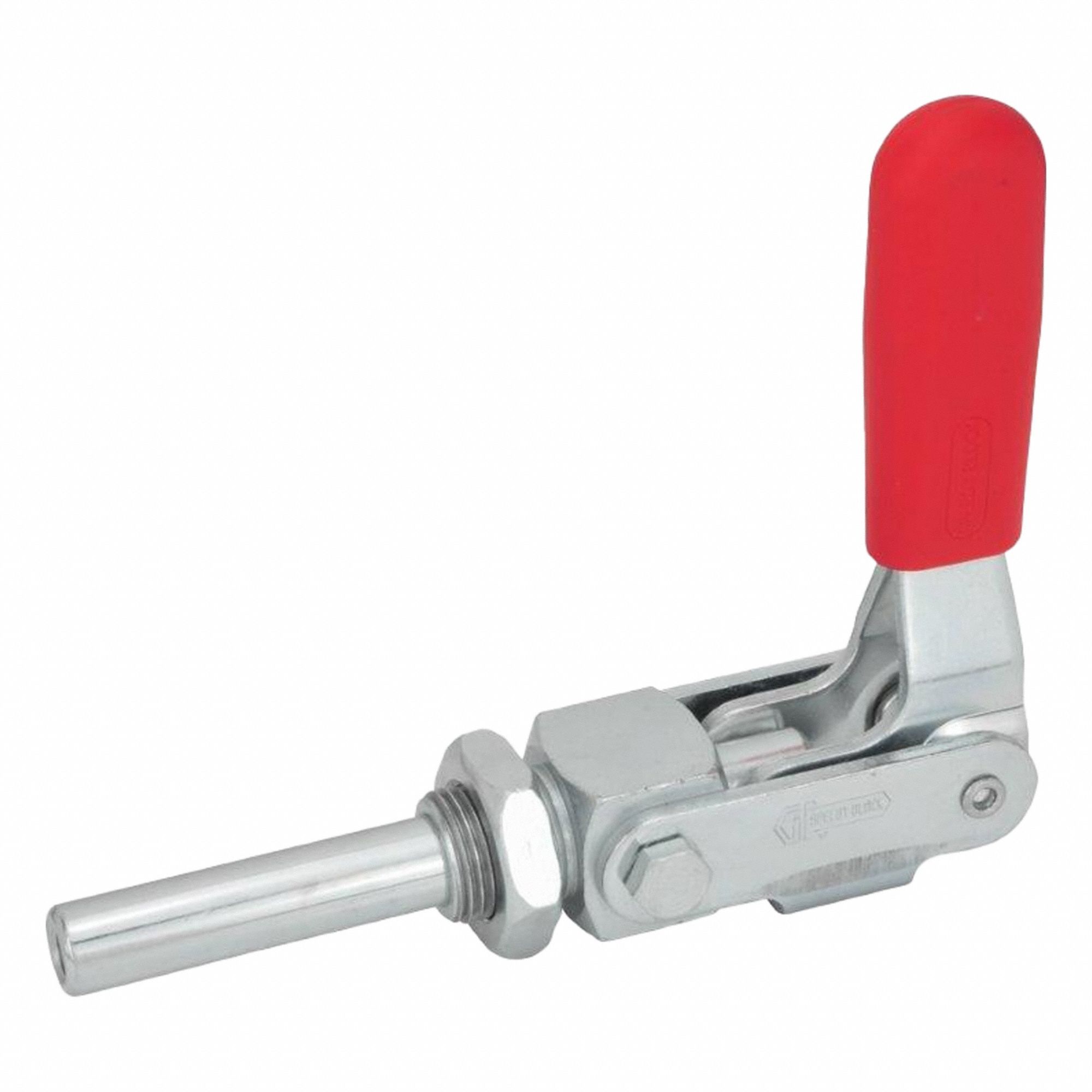 Push-Pull Toggle Clamp: Flange Base Mounting, Std Counter-Clockwise Handle, 146 mm Arm Lg