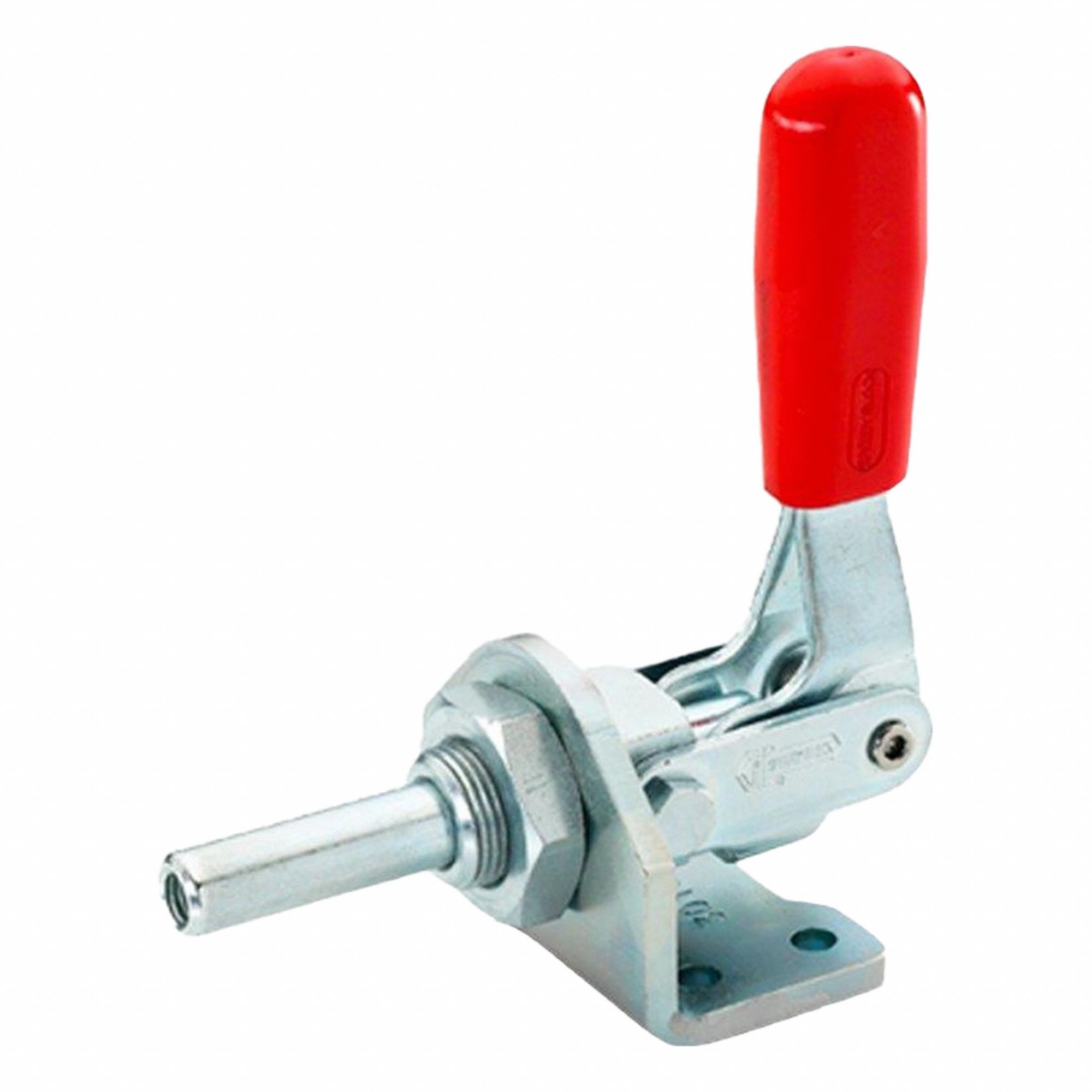 Push-Pull Toggle Clamp: Flange Base Mounting, Std Clockwise Handle, 146 mm Arm Lg, M10