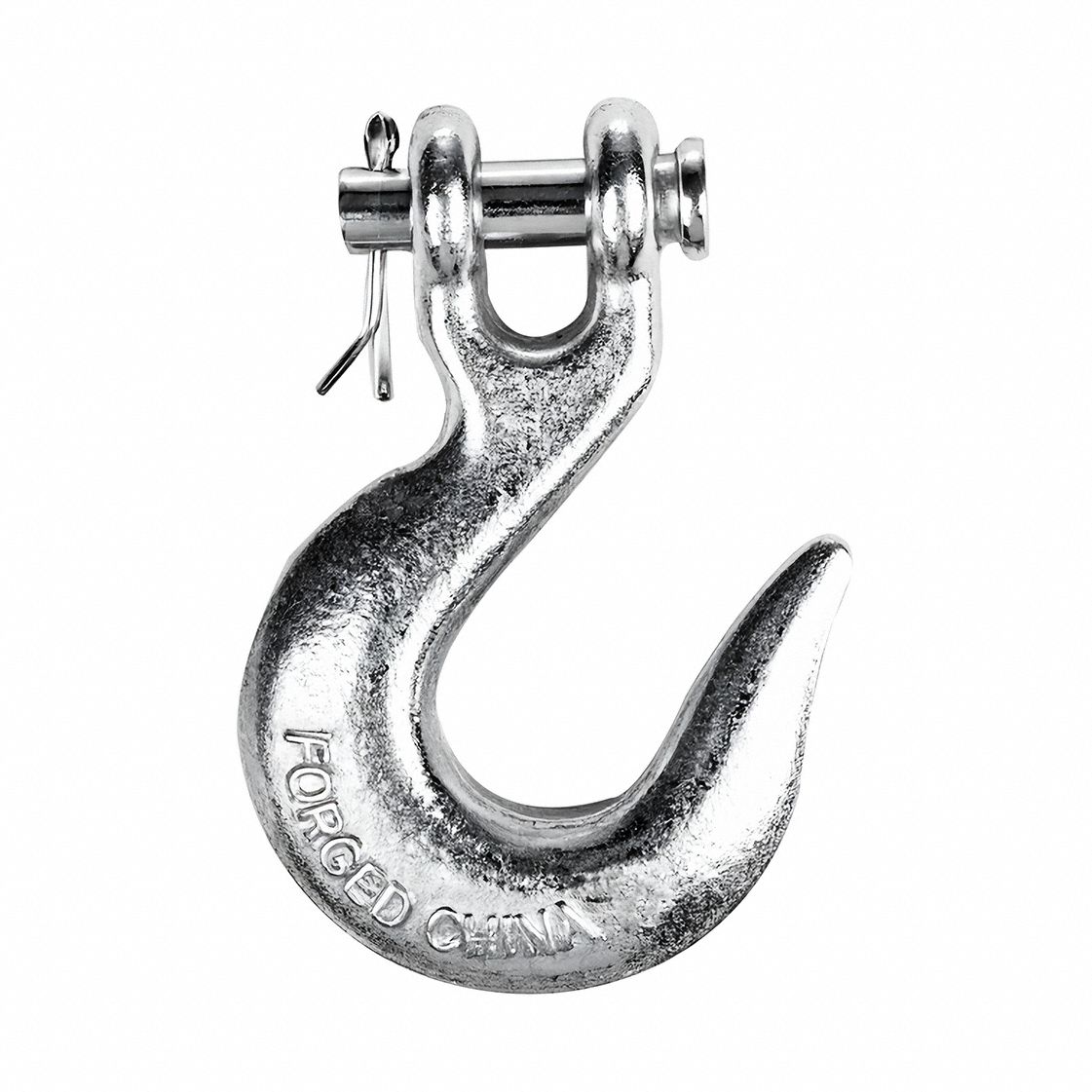 Slip Hook: 2, 600 lb Working Load Limit, 43 Hook Grade, Carbon Steel, 7/8 in Material Thick