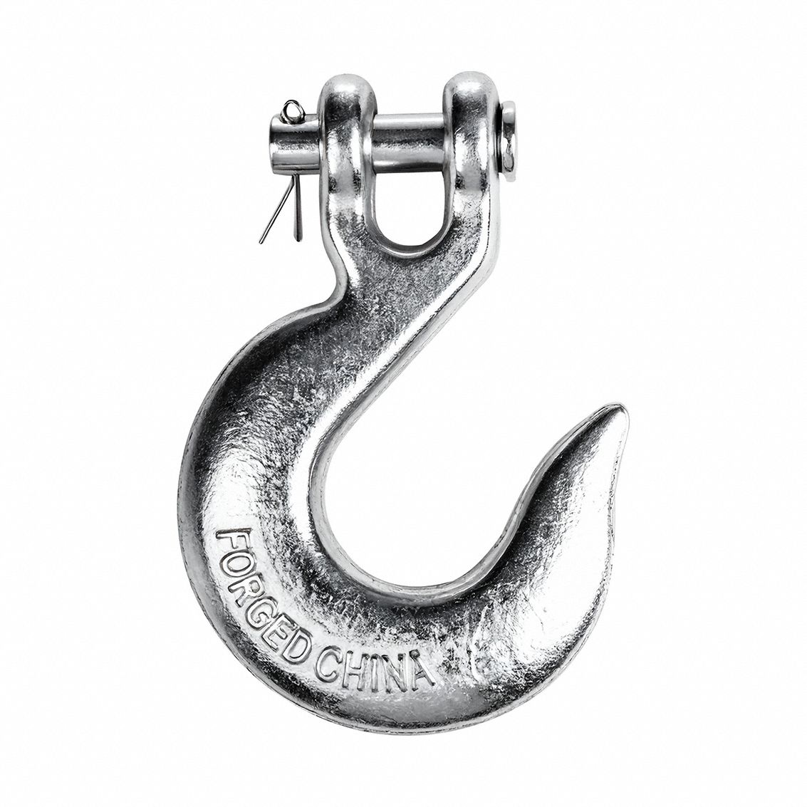 Slip Hook: 5, 400 lb Working Load Limit, 43 Hook Grade, Carbon Steel, 1 in Material Thick