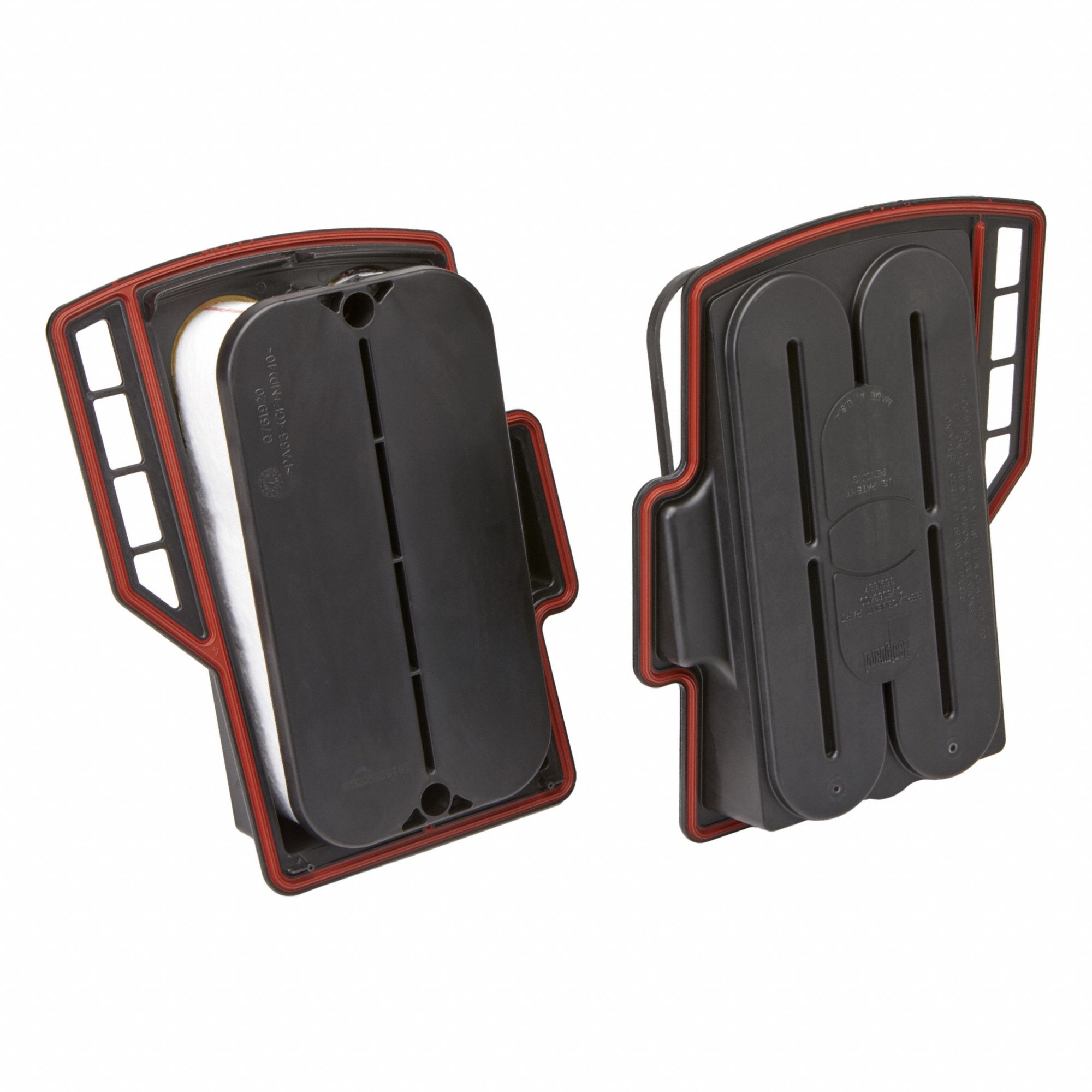 Crankcase Ventilation Filter: 2 11/16 in Overall Lg, Synthetic Media