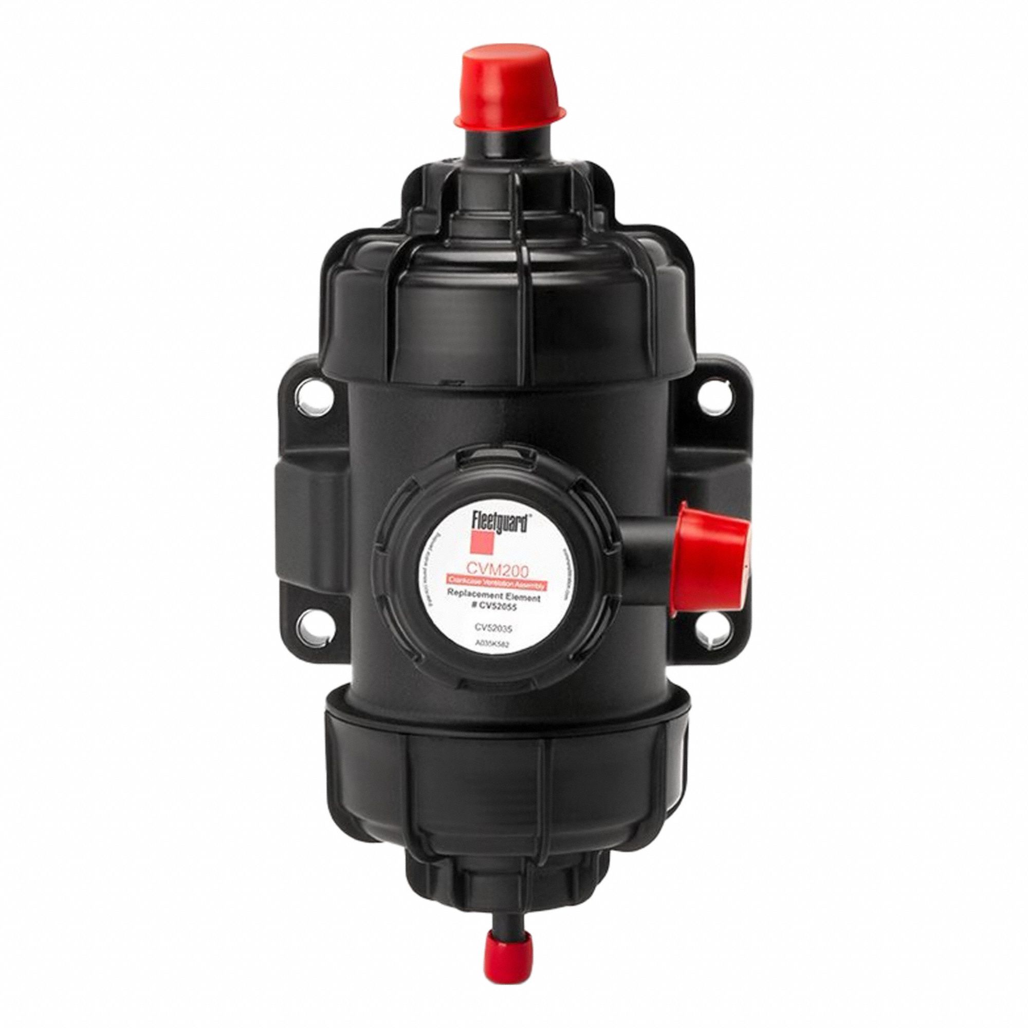 Crankcase Ventilation Filter: 4 3/8 in Outside Dia, 4 3/8 in Outside Dia - Bottom