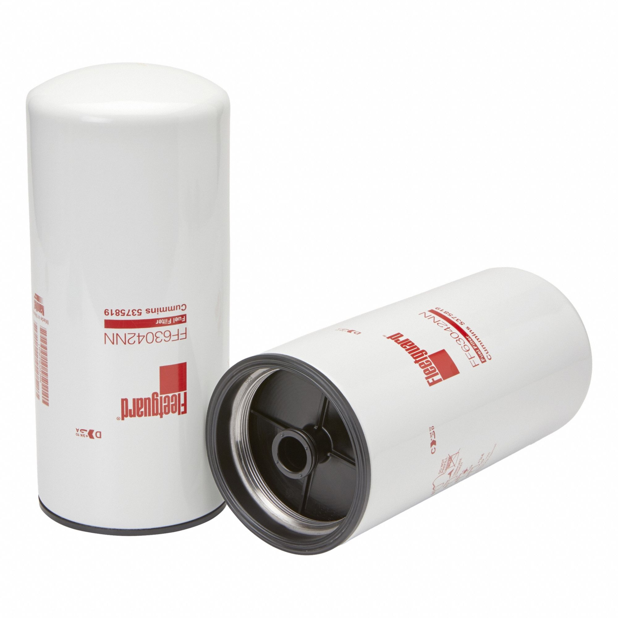 Fuel Filter: Spin-On, 12 1/16 in Overall Lg, 5 7/16 in Outside Dia, M110-2.5 Thread Size