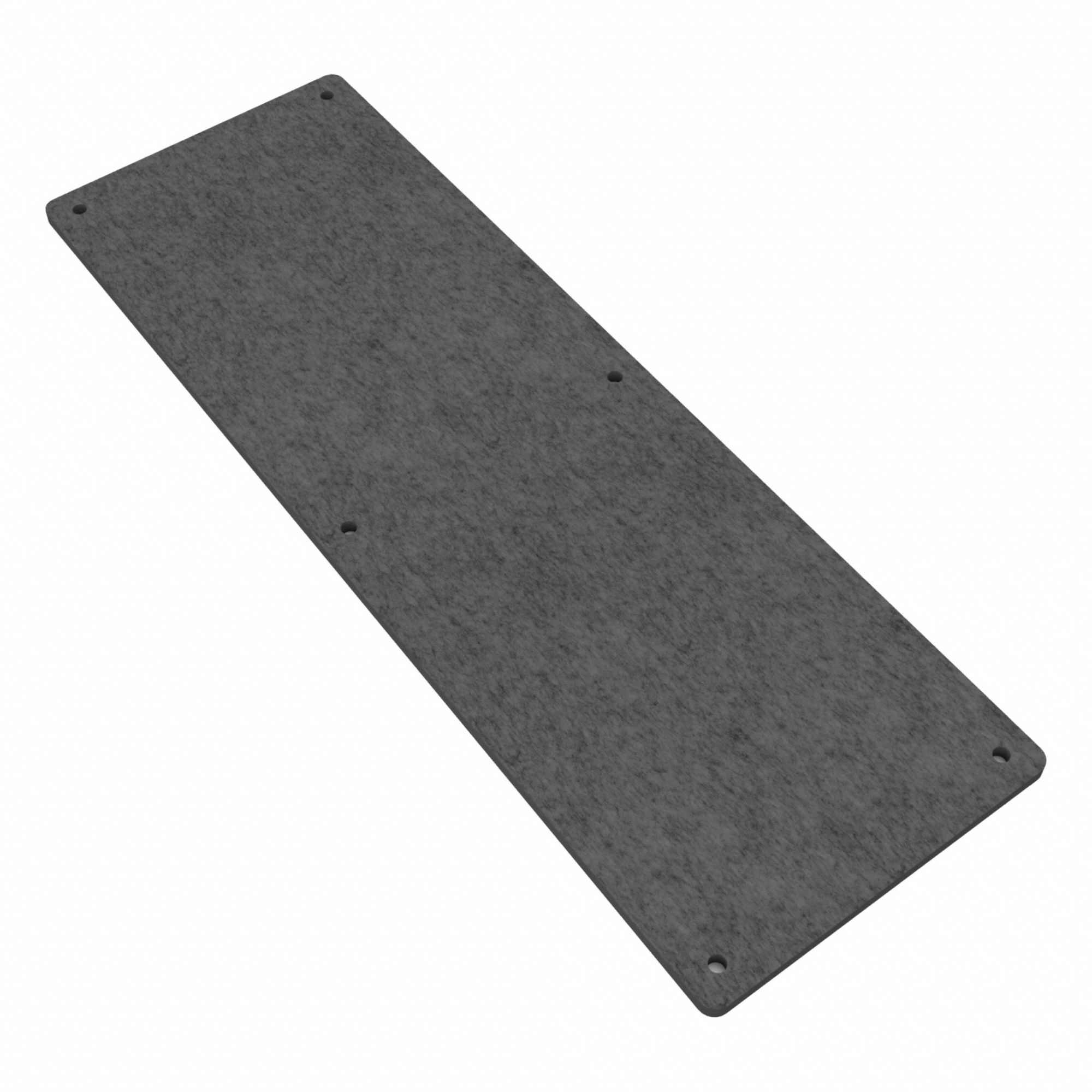 Acoustic Panel: 0.8 NRC, Dark Gray, 6 ft Overall Lg, 24 in Overall Wd, 3/4 in Thick