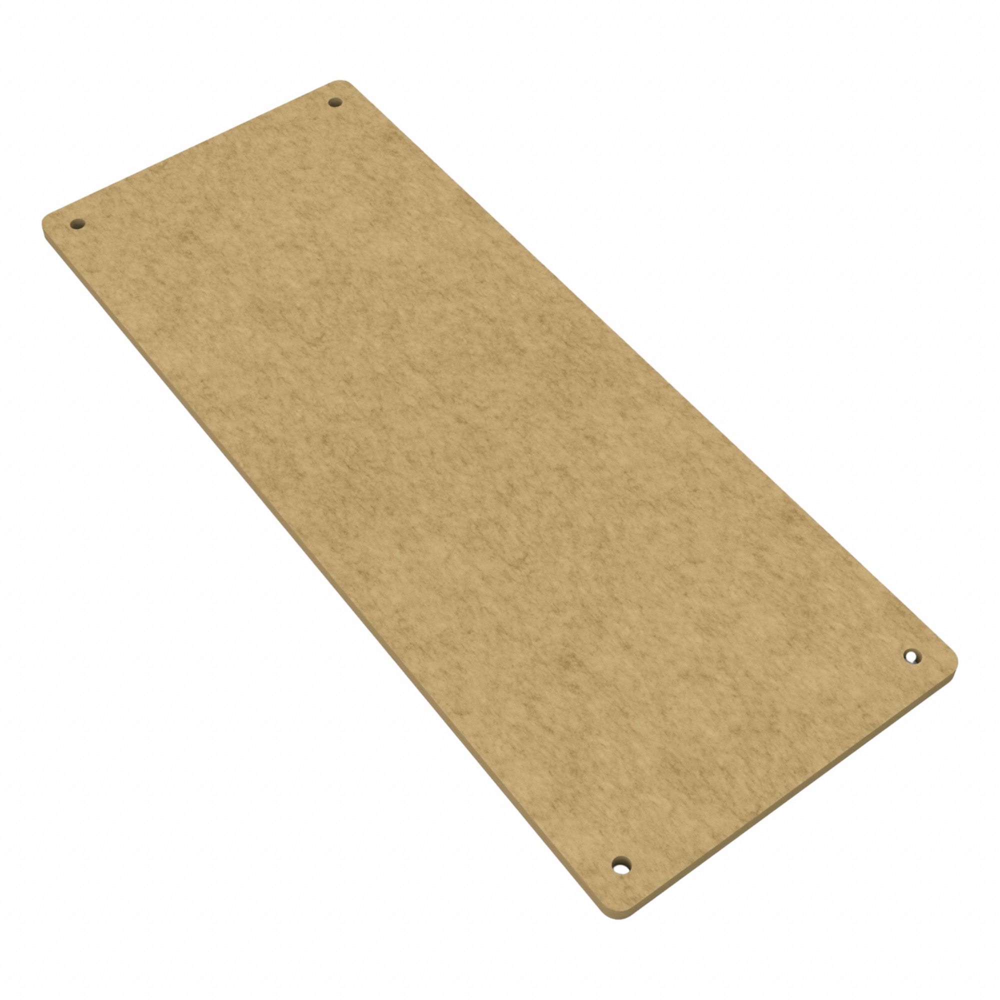 Acoustic Panel: 0.8 NRC, Beige, 5 ft Overall Lg, 24 in Overall Wd, 3/4 in Thick