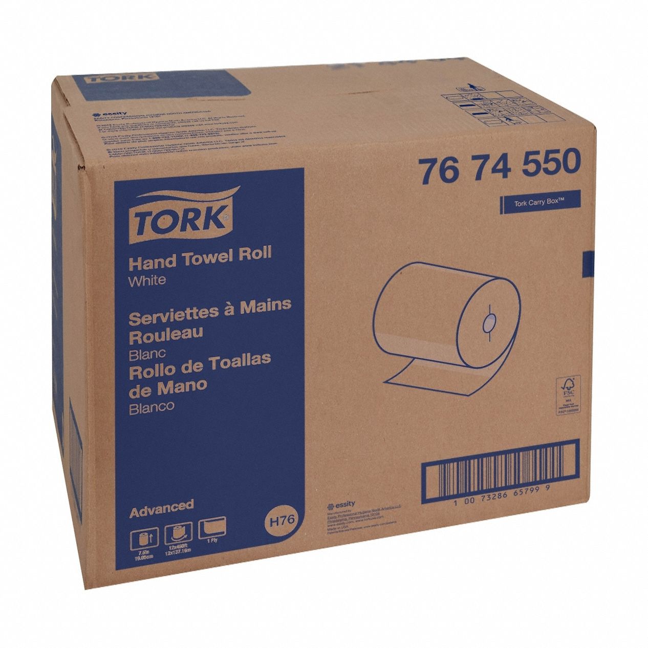 Paper Towel Rolls,  PK 12