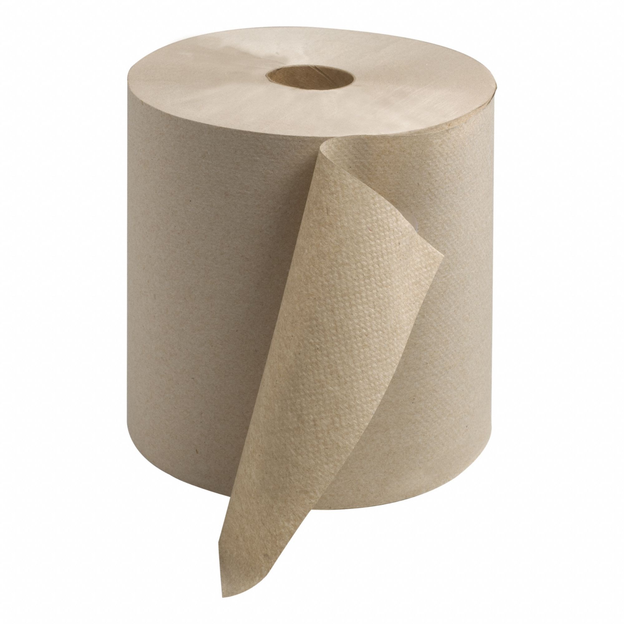 Paper Towel Roll: Brown, 7 7/8 in Roll Wd, 1, 000 ft Roll Lg, Continuous Sheet Lg, H21, 6 PK