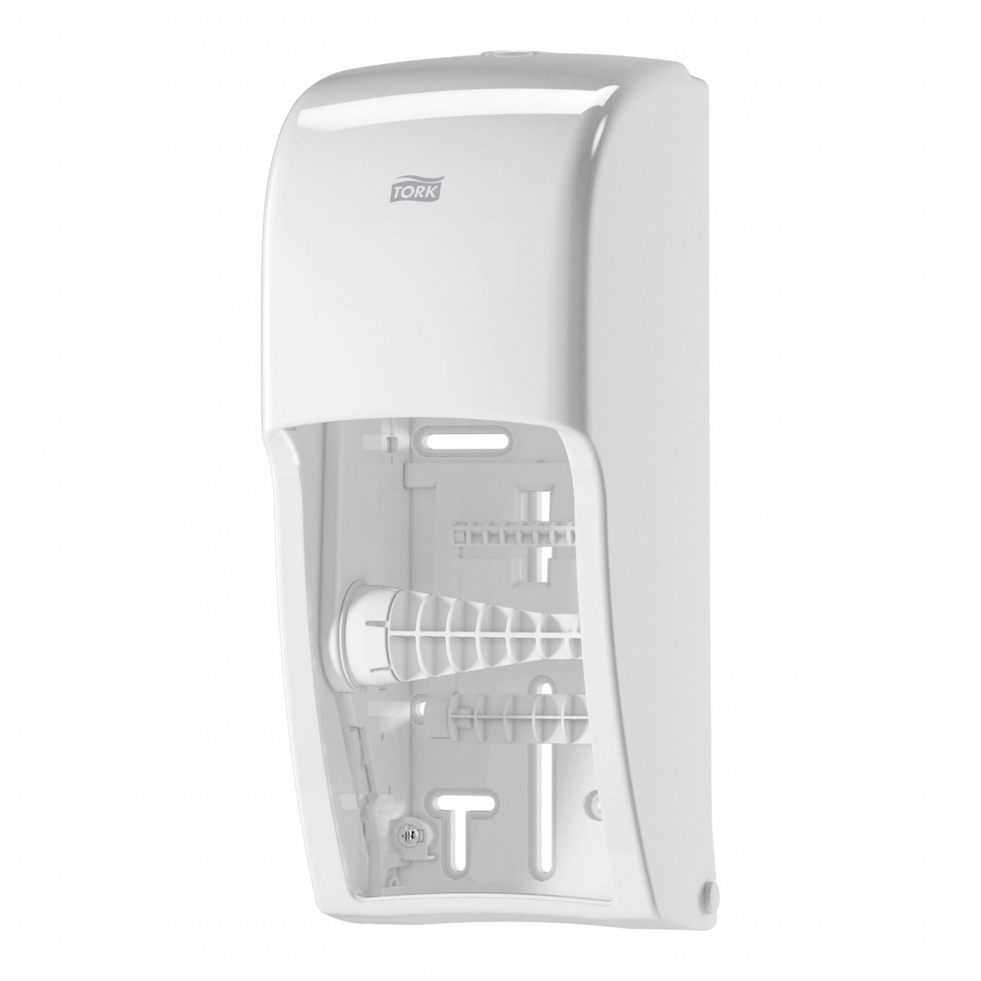 Toilet Paper Dispenser, (2) Rolls, Plastic