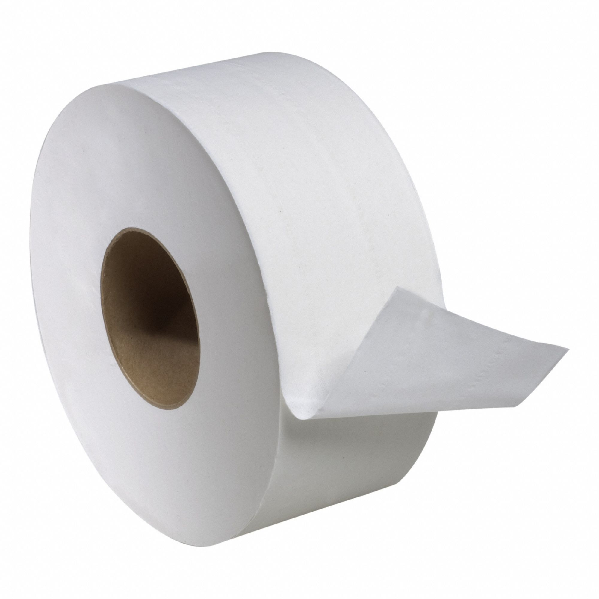 Toilet Paper Roll: 2 Ply, Continuous Sheets, 1, 000 ft Roll Lg, 8 7/8 in Roll Dia., T22, 12 PK