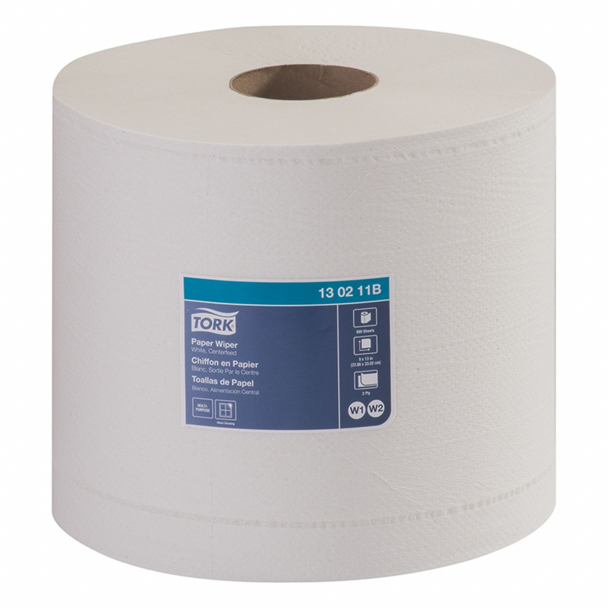 Dry Wipe, Moderate, White, PK2