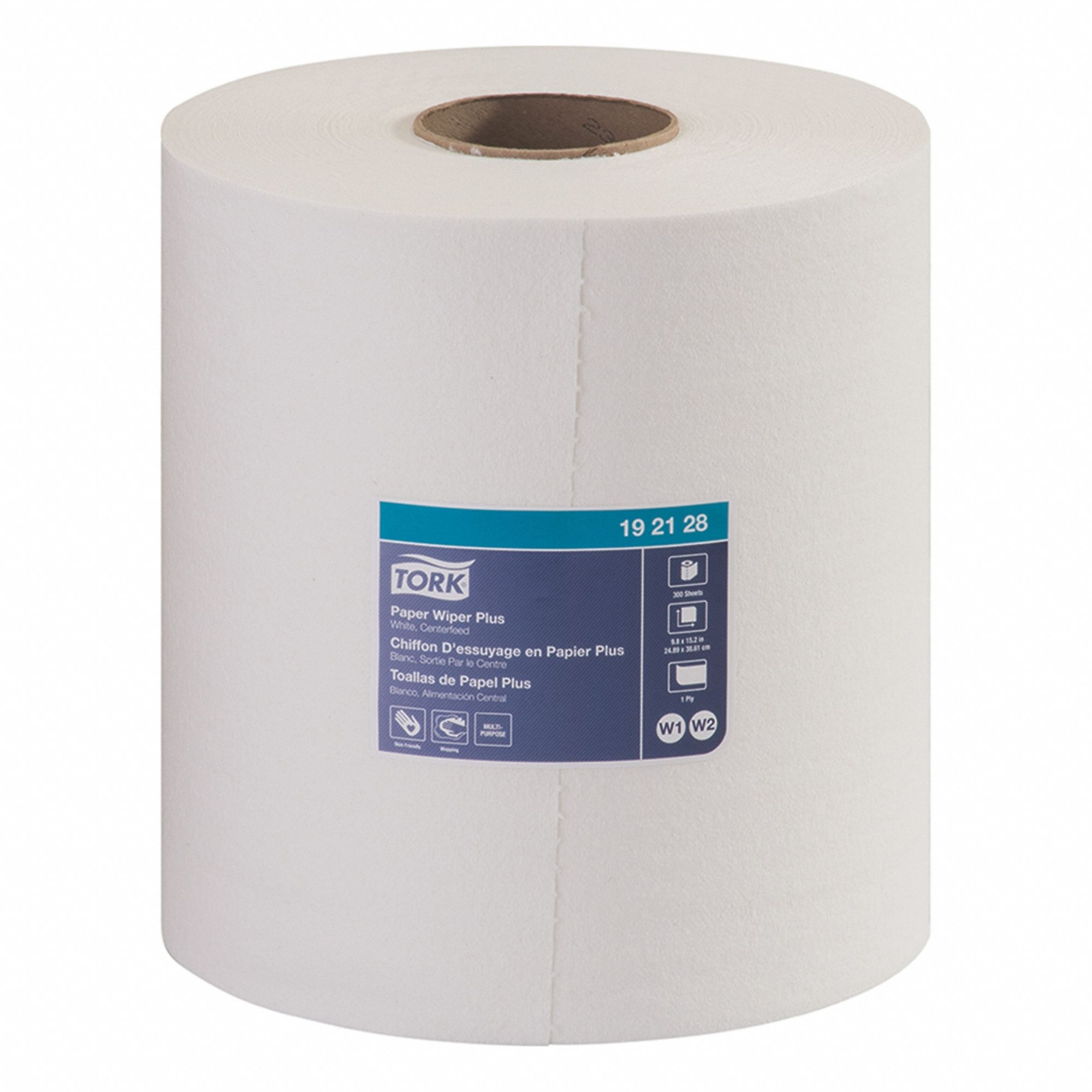 Dry Wipe, Heavy, White, PK2