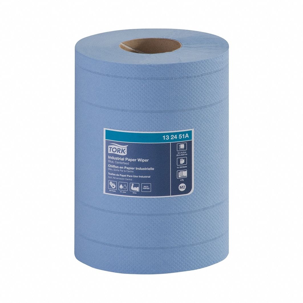 Dry Wipe, Moderate, Blue, PK4