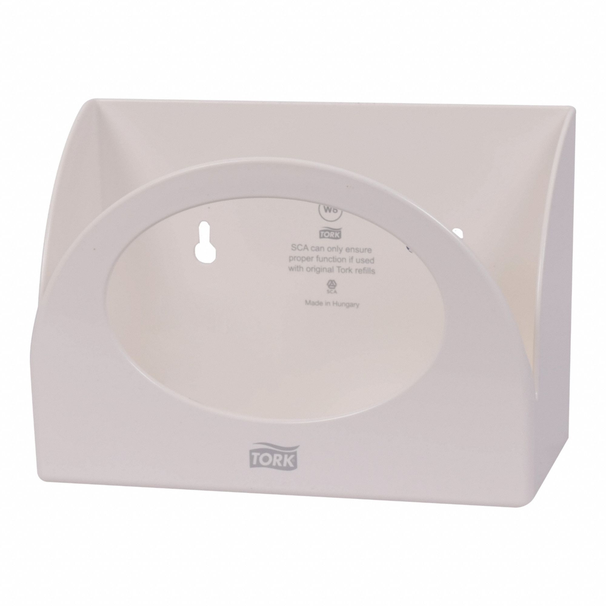 Dry Wipe Dispenser, Wall, White, PK4