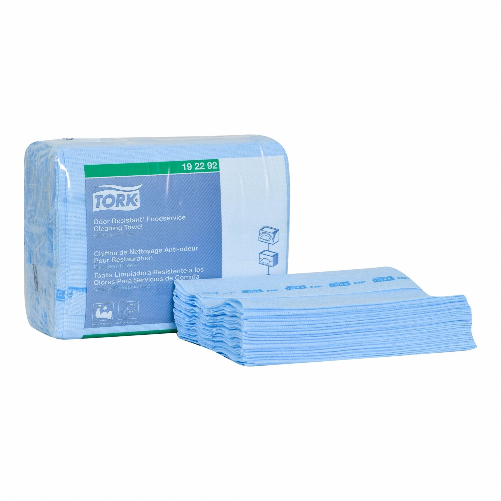Dry Wipe, Super Heavy, Blue, PK4