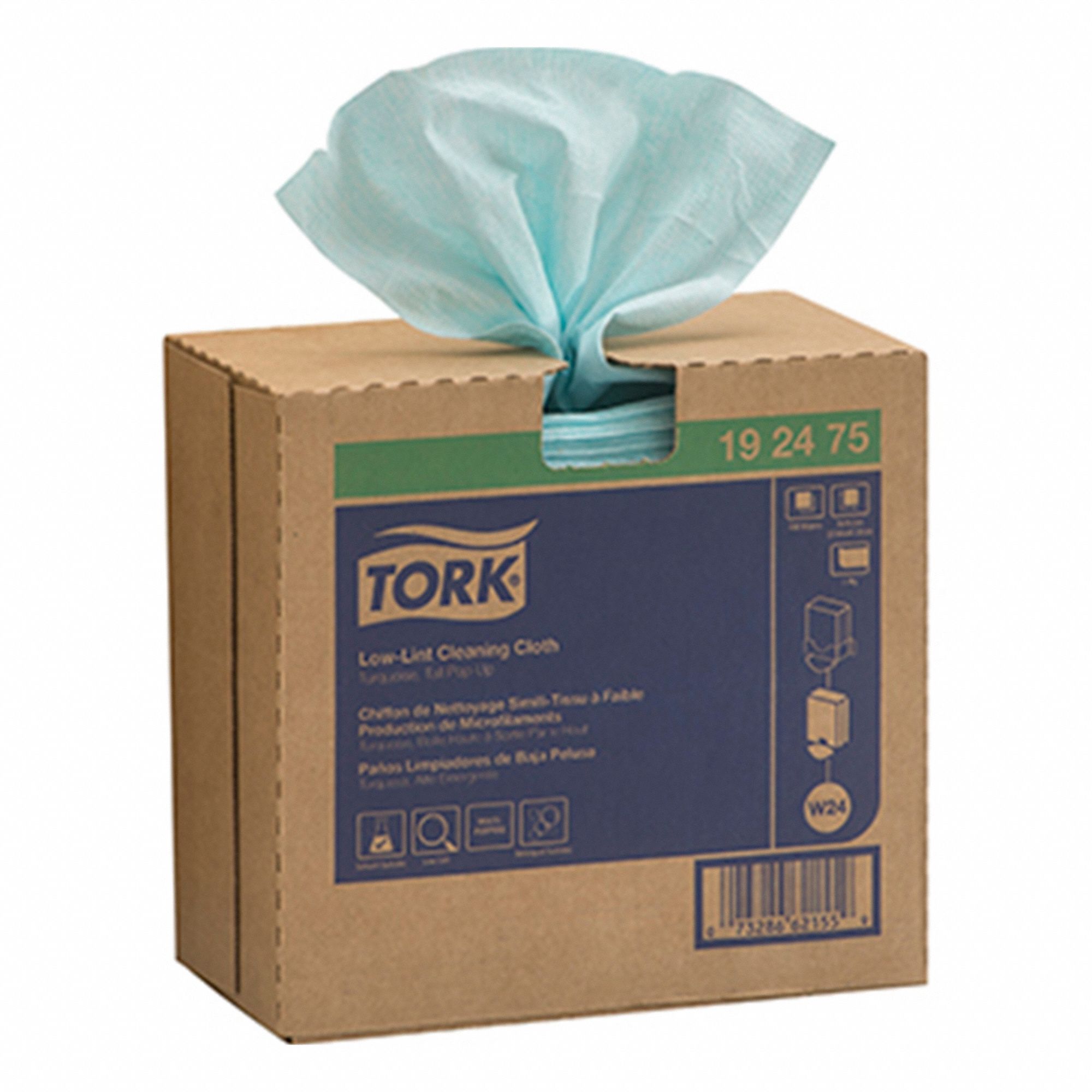 Dry Wipe, Heavy, Blue, PK8