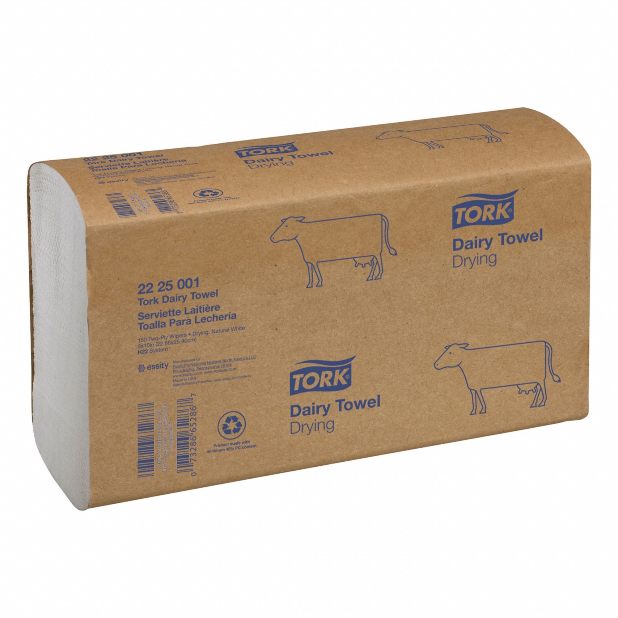 Paper Towel Sheets, Brn, Single Fold, PK15