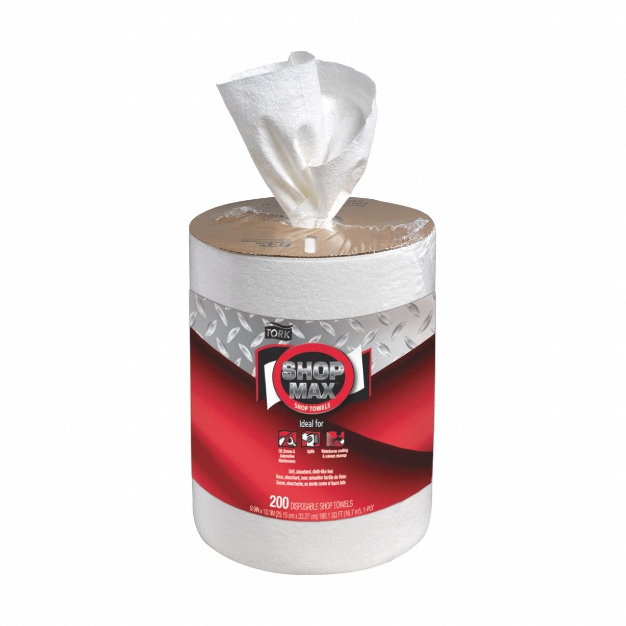 Dry Wipe, Heavy, White, PK2
