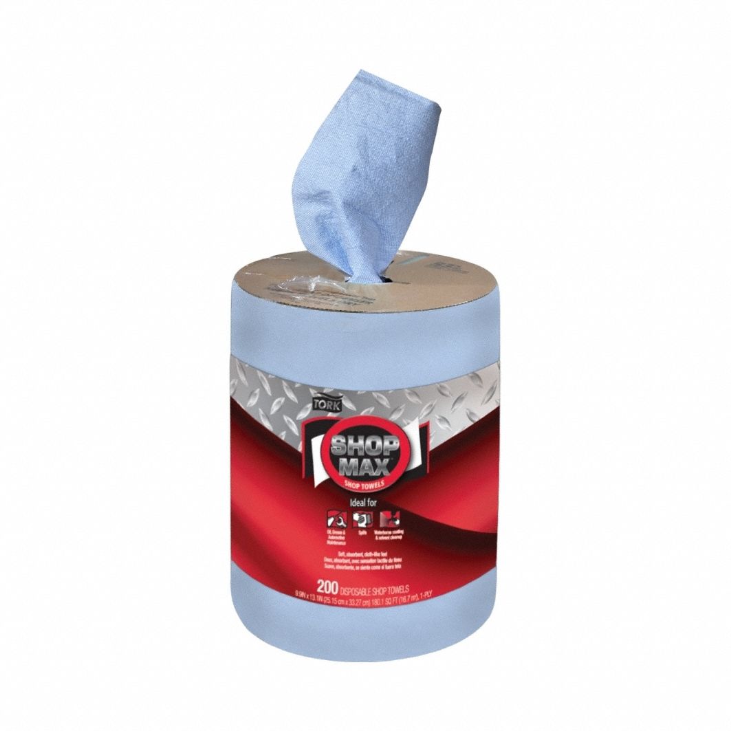 Dry Wipe, Heavy, Blue, PK2