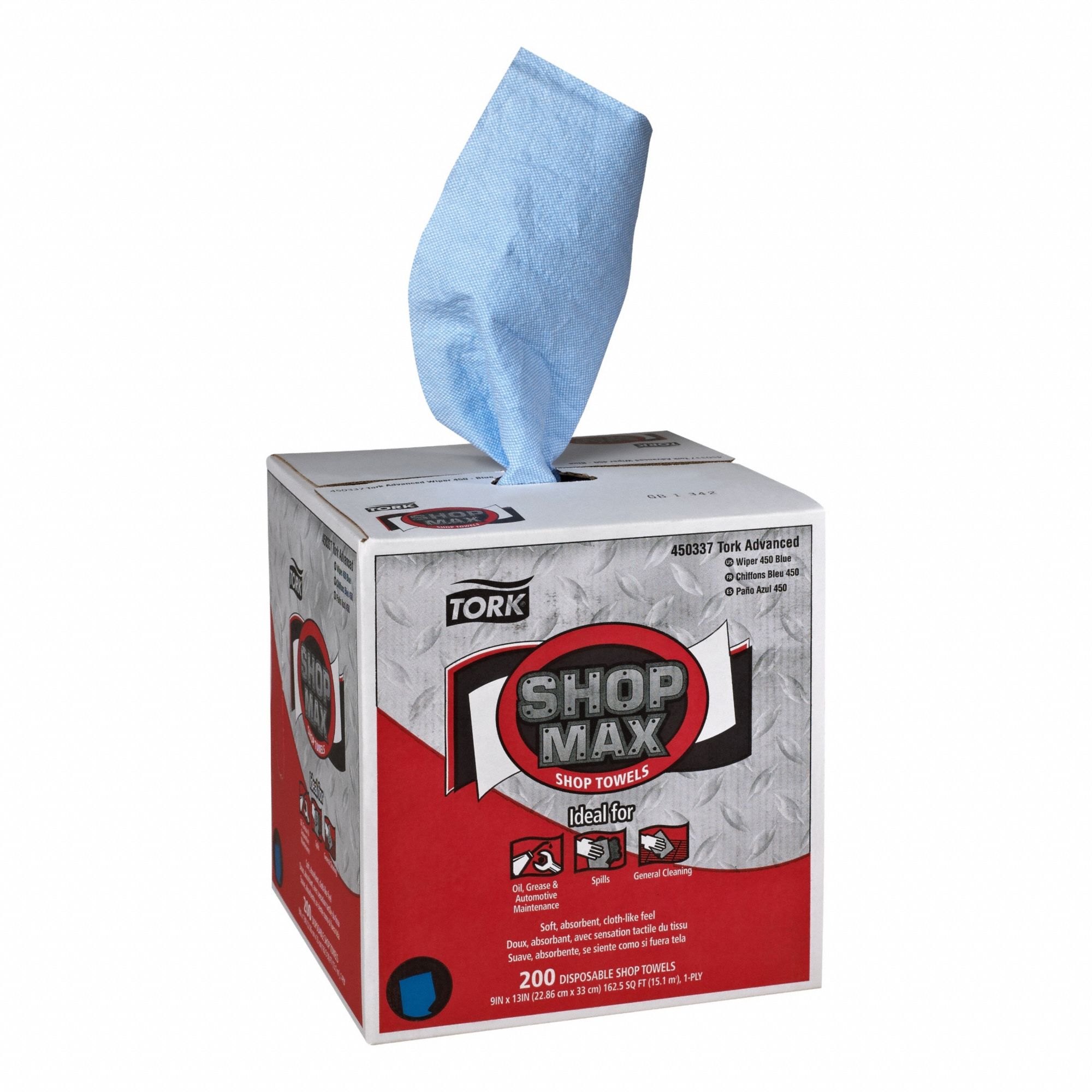 Dry Wipe, Super Heavy, Blue, PK4