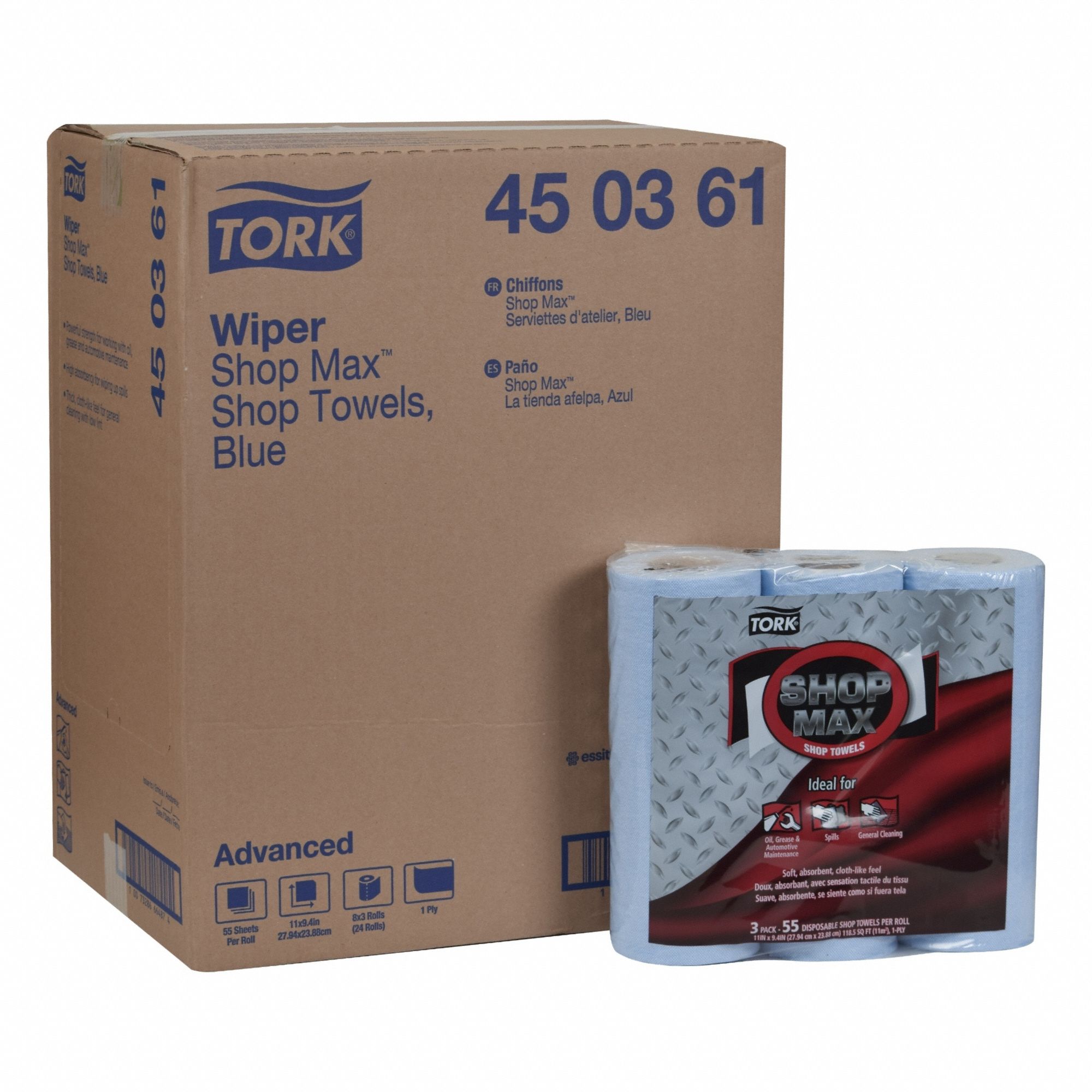 Dry Wipe, Super Heavy, Blue, PK8