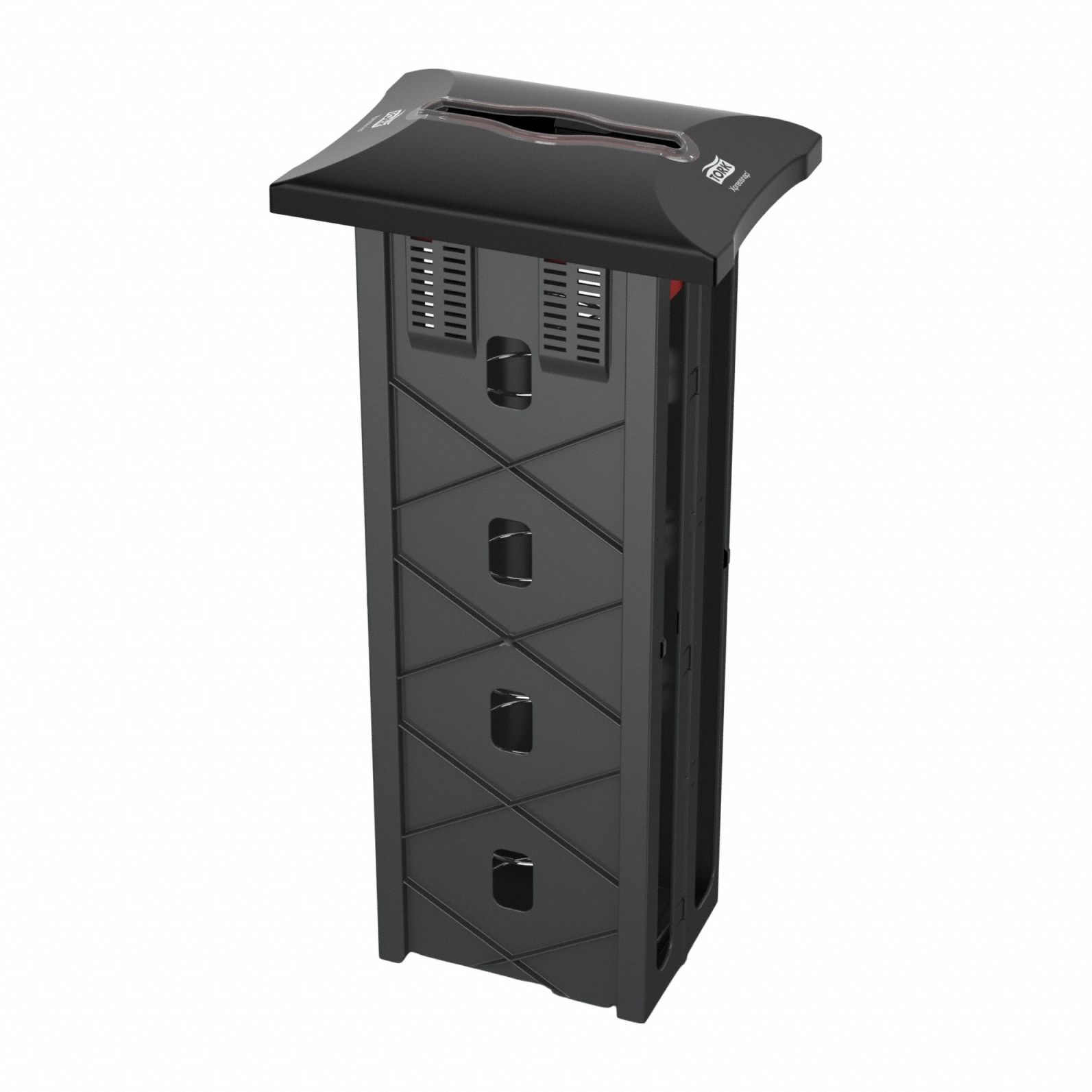Napkin Dispenser, Plastic, , Black