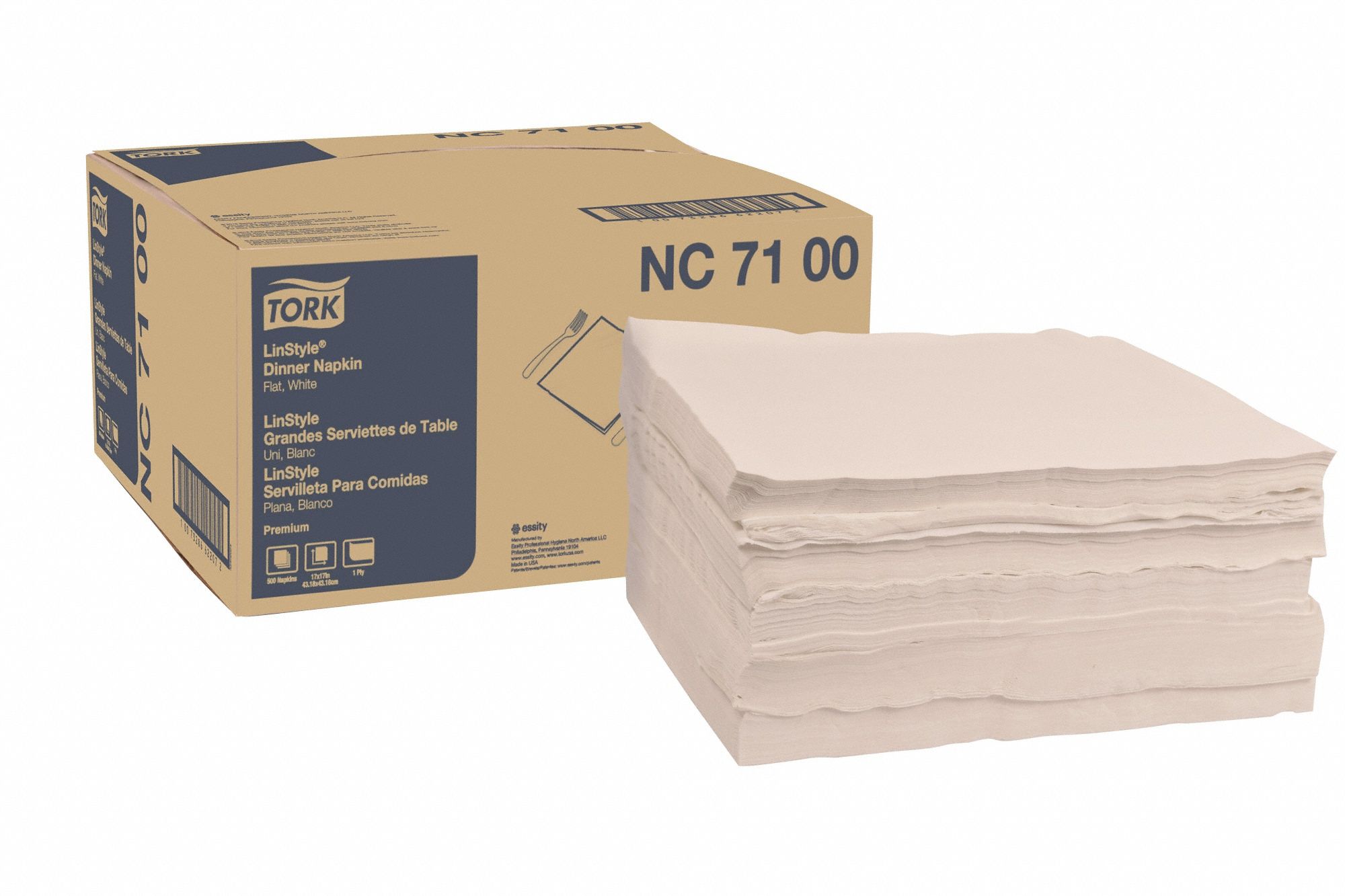 Disposable Napkins, Paper, White