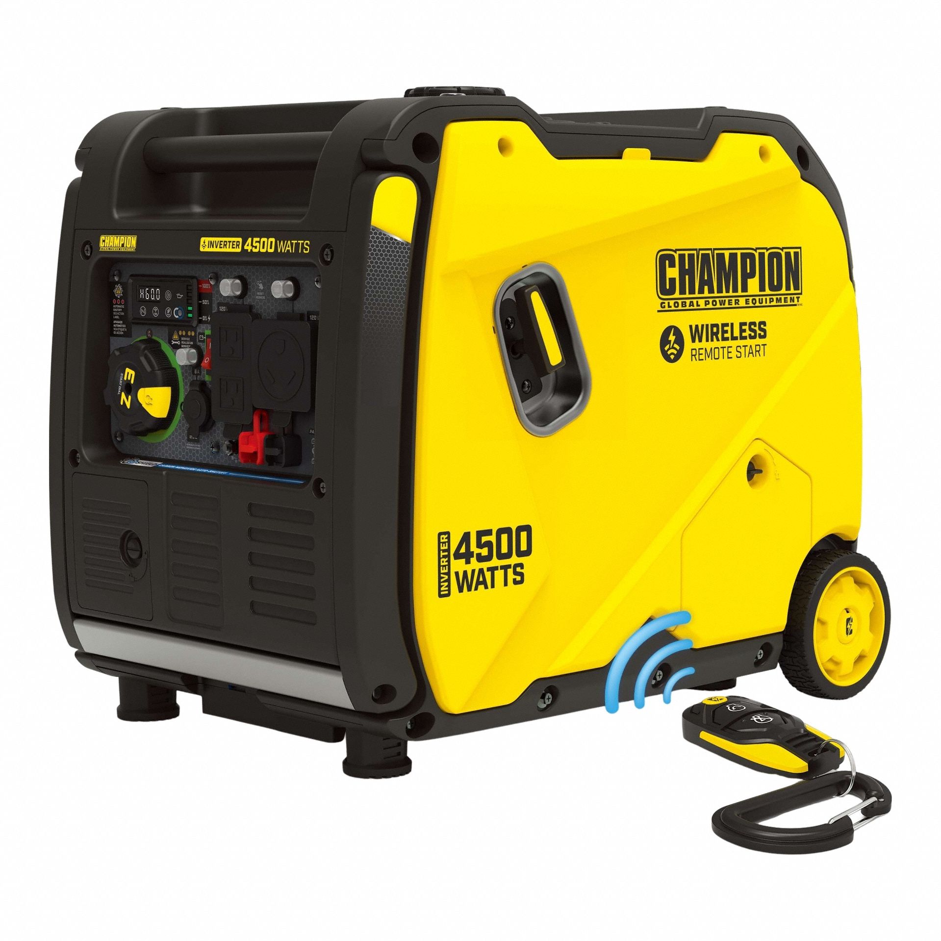 Portable Generator: Inverter, Gasoline, 3, 500 W Running, 4, 500 W Starting
