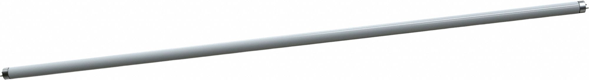 Linear LED Bulb: Type A, 4 ft Nominal Lg, T8, 11 W Watt, 32 W Watt Equivalency, 3500K, Glass