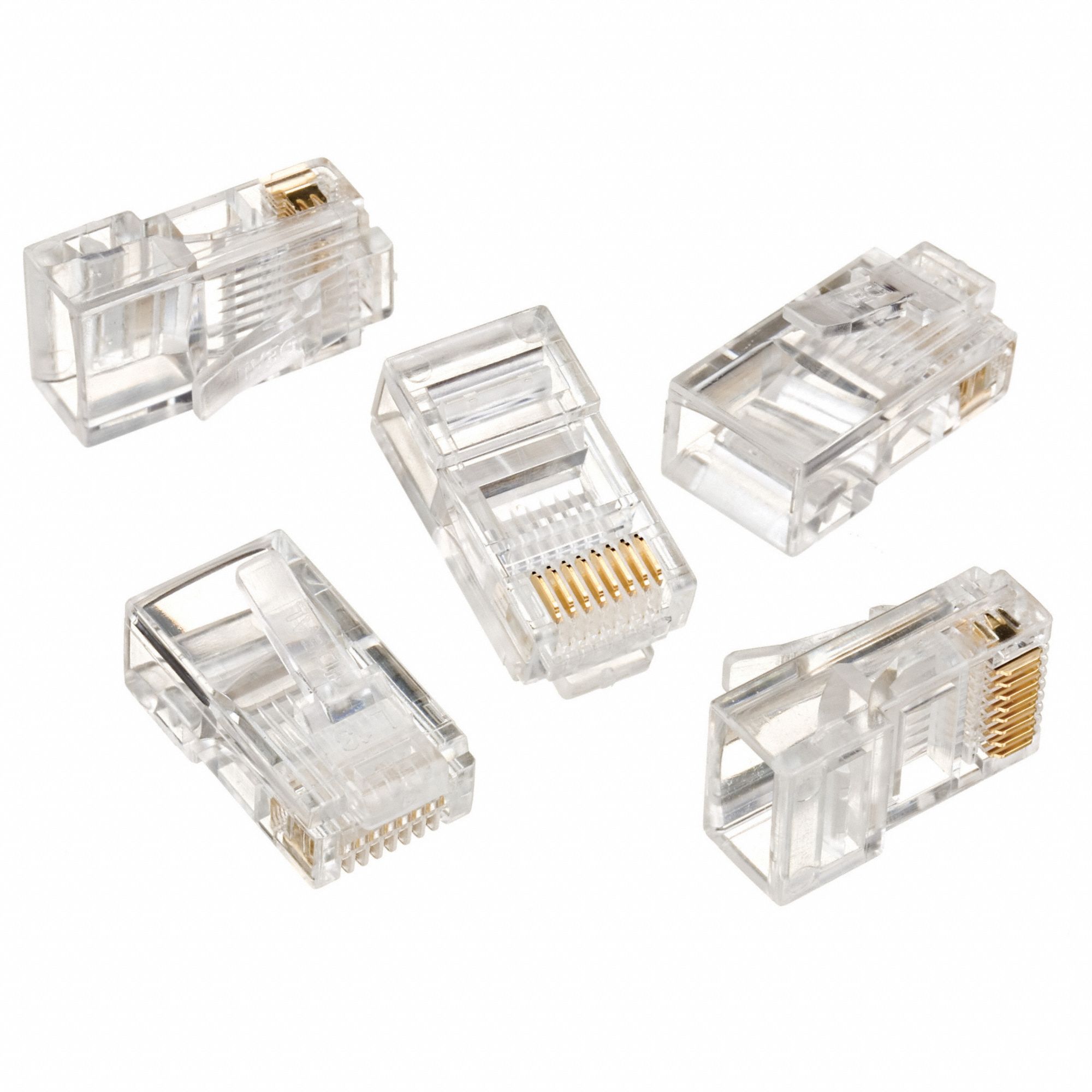Connector: Modular Plug RJ45, Stranded, 5e Cable Category, Std
