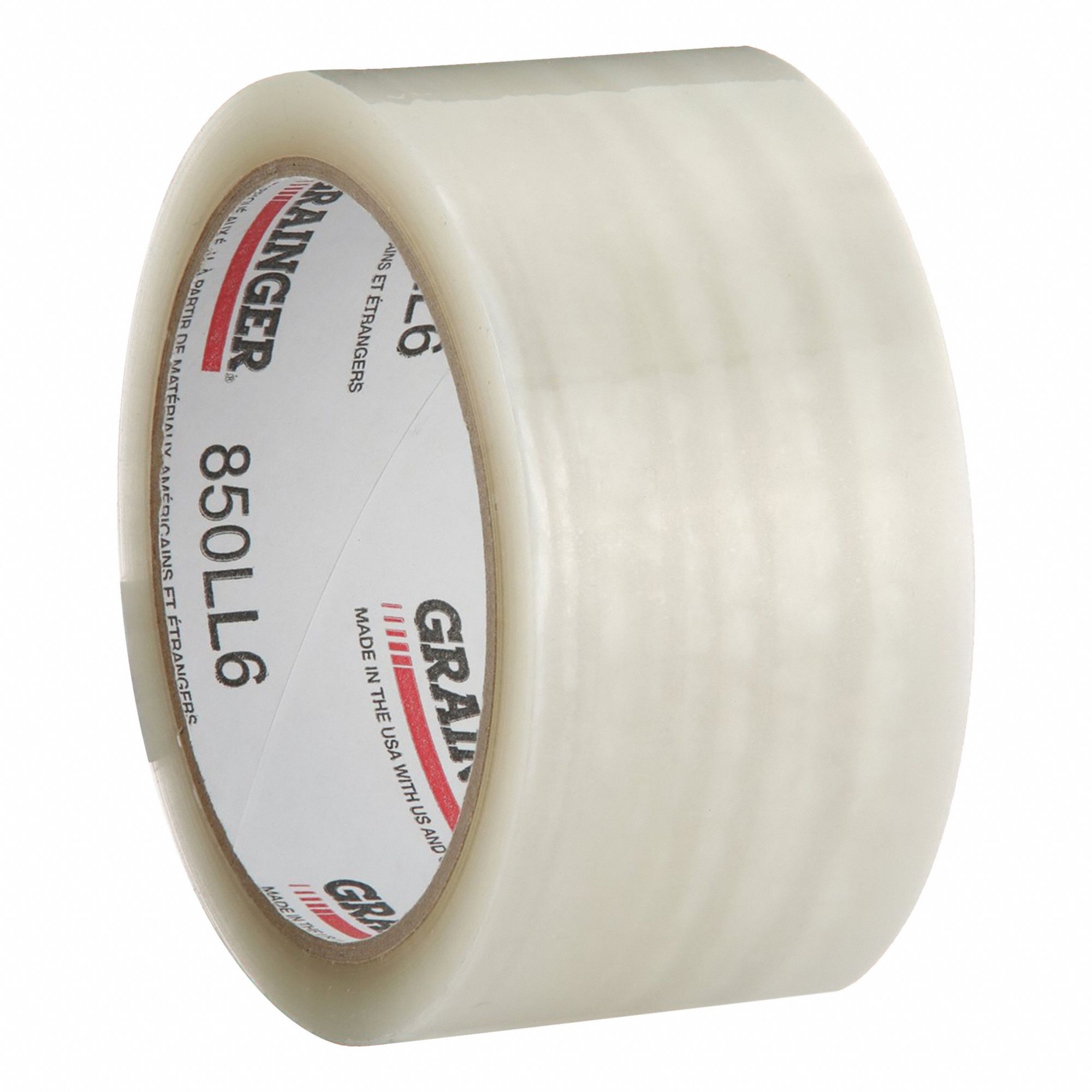 Packaging Tape: 1.8 mil Tape Thick, 2 in x 55 yd, LD, 36 PK