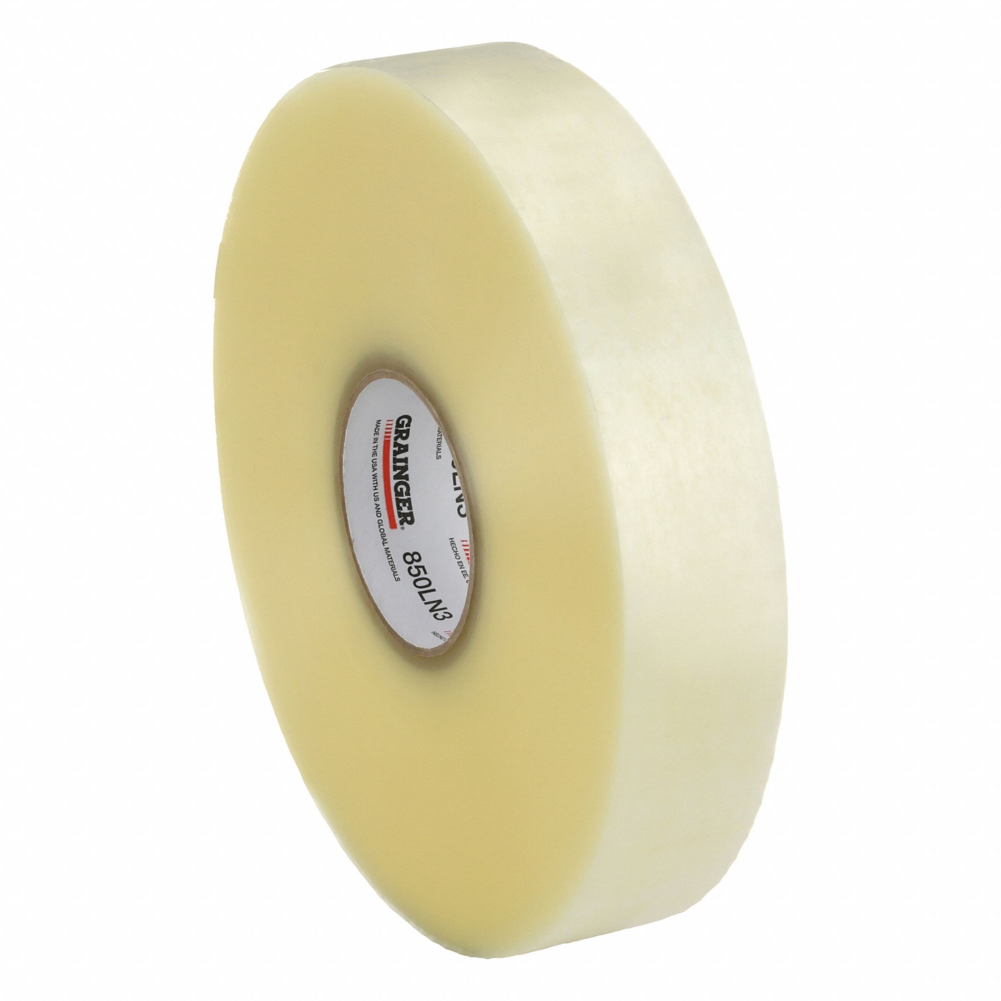 Packaging Tape: 1.9 mil Tape Thick, 2 in x 1000 yd, LD, 6 PK