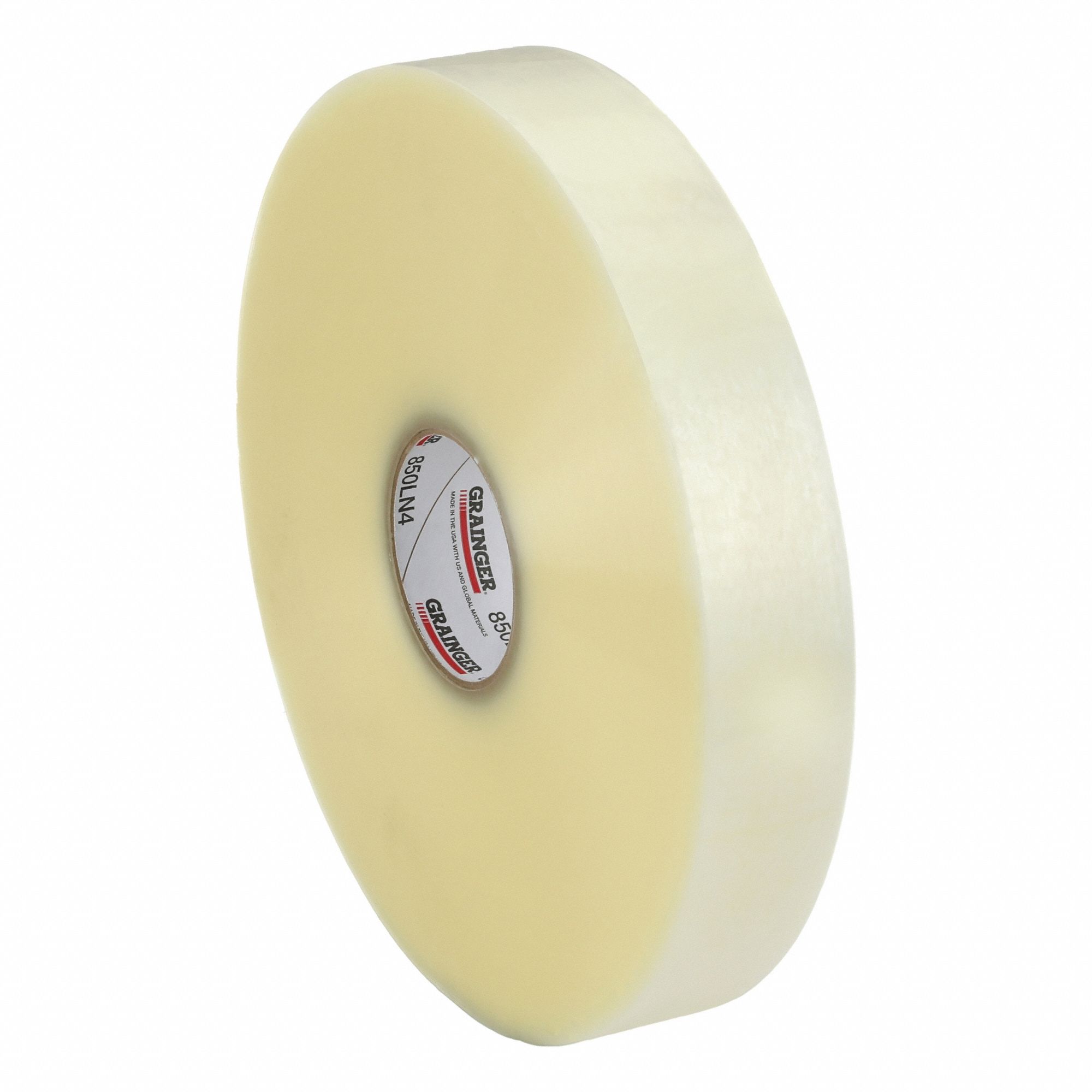 Packaging Tape: 1.9 mil Tape Thick, 2 in x 1500 yd, LD, 6 PK
