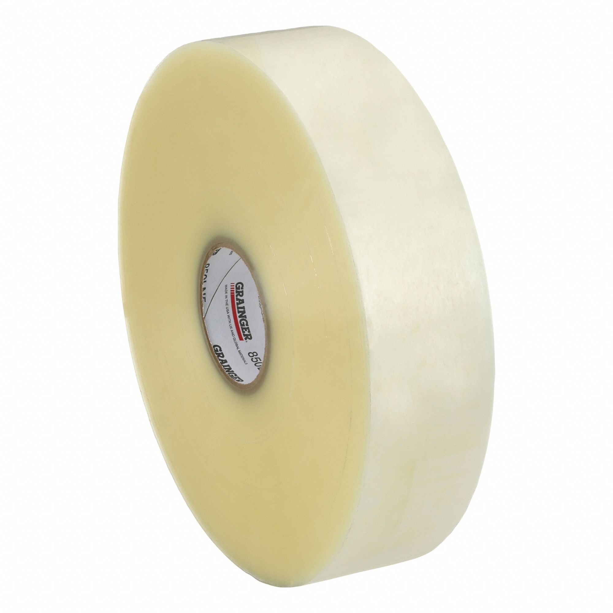 Packaging Tape: 1.9 mil Tape Thick, 3 in x 1500 yd, LD, 4 PK