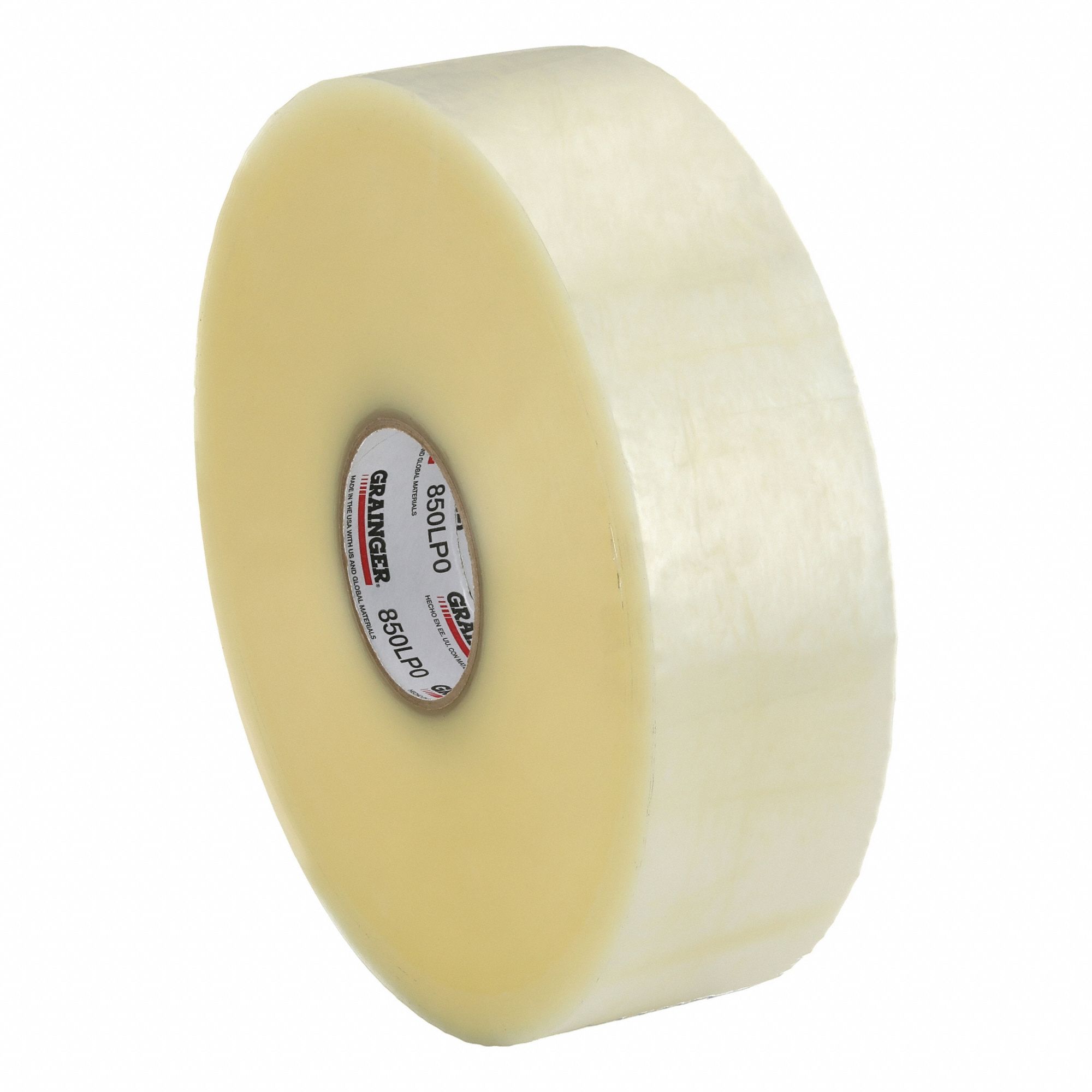Packaging Tape: 2.2 mil Tape Thick, 3 in x 1000 yd, MD, 4 PK