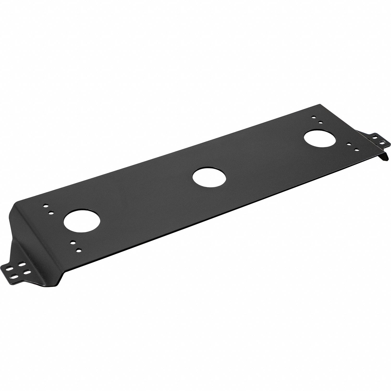 Mounting Bracket: Mounting Bracket, Black, Steel, 33 3/16 in Lg, 1 5/8 in Ht