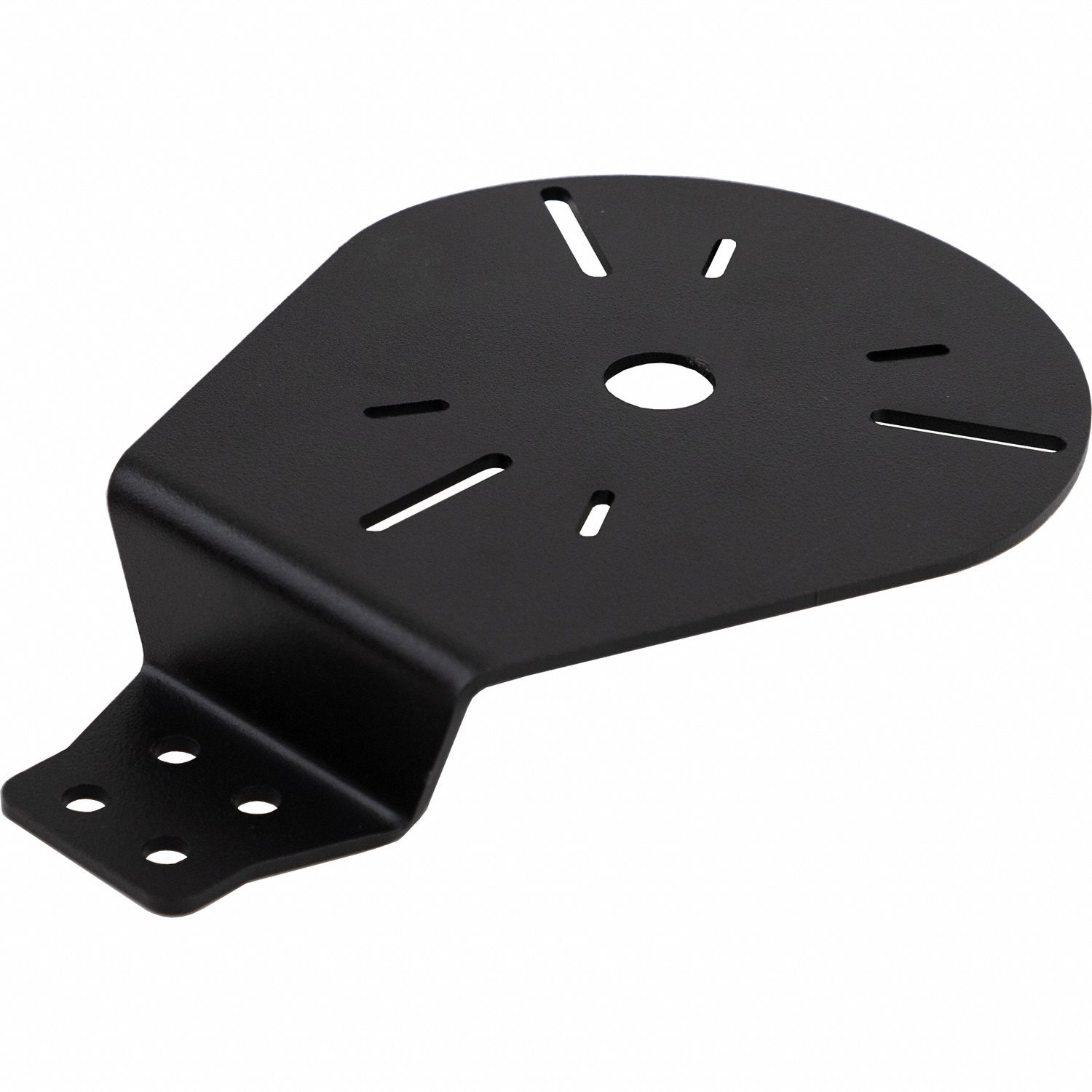 Mounting Bracket: Mounting Bracket, Black, Steel, 9 3/16 in Lg, 1 5/8 in Ht