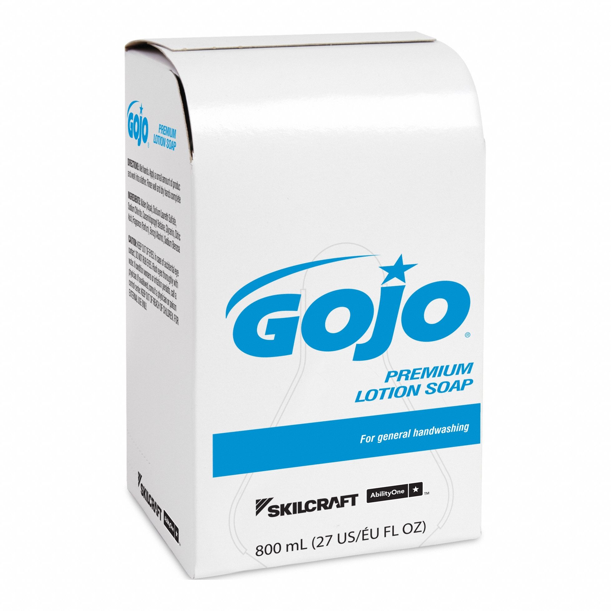 Hand Soap: Series Skilcraft, 800 mL, Lotion, Waterfall, Moisturizing, 12 PK