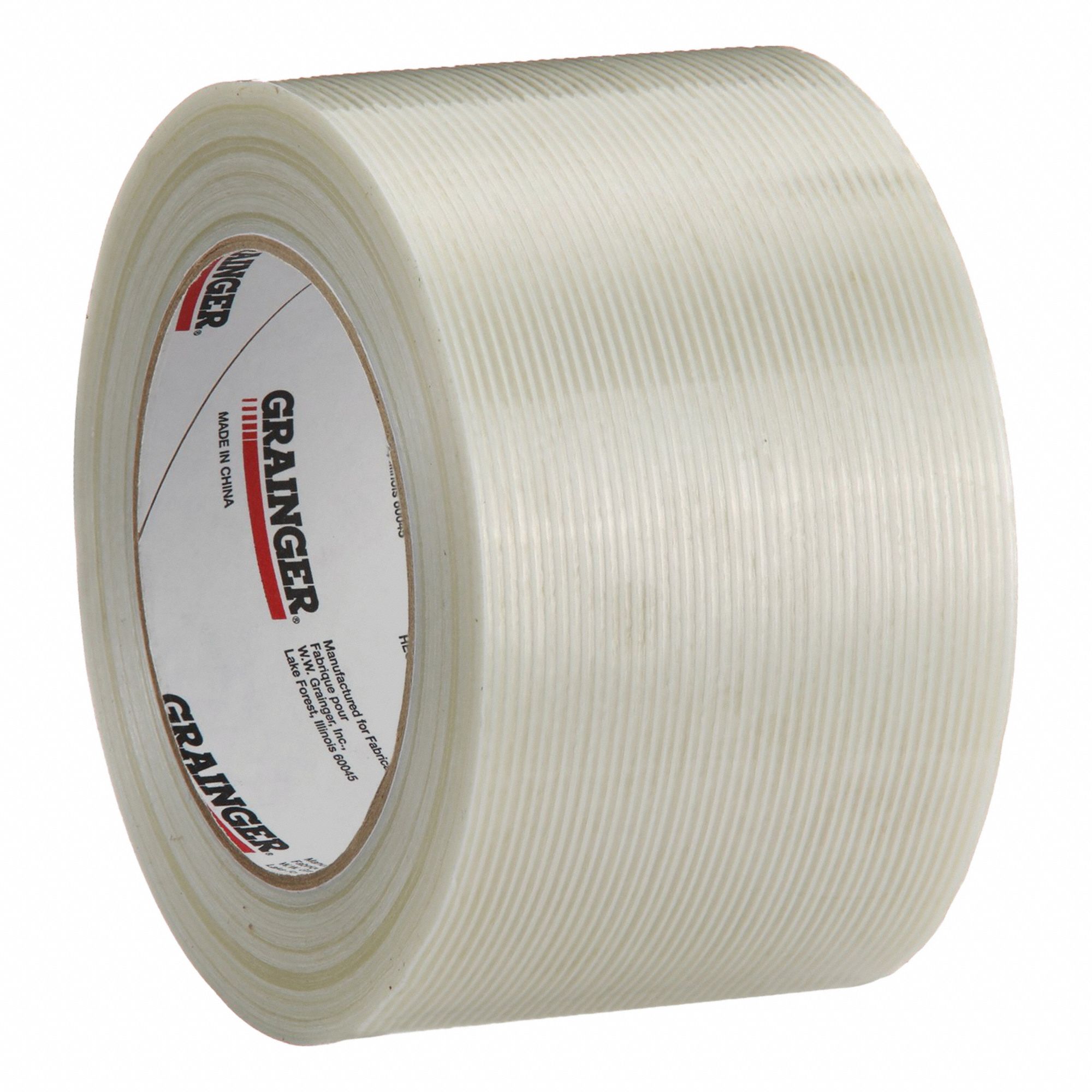 Strapping Tape: 3.9 mil Tape Thick, 3 in x 60 yd, Clear, 16 PK