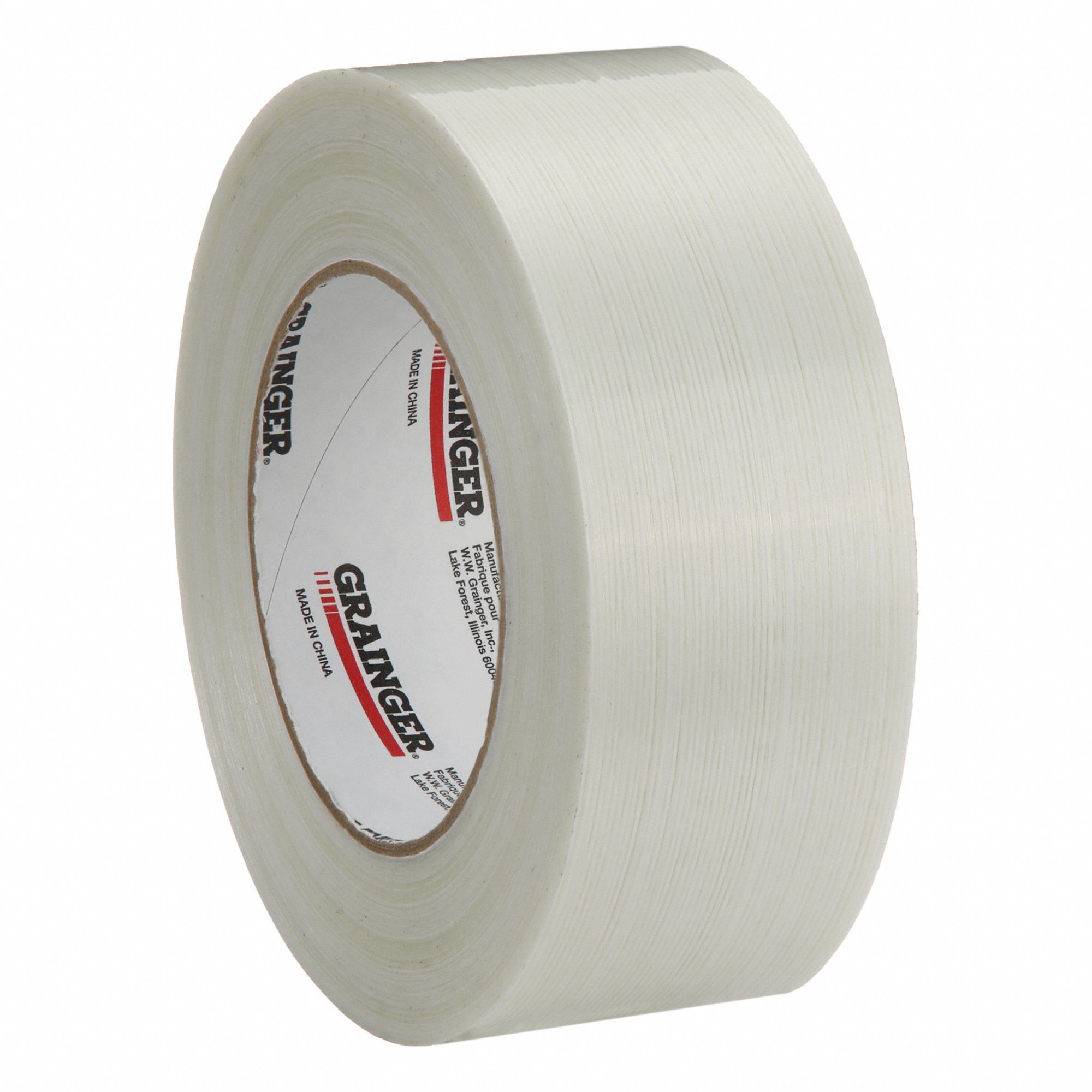 Strapping Tape: 5.9 mil Tape Thick, 2 in x 60 yd, Clear, 24 PK