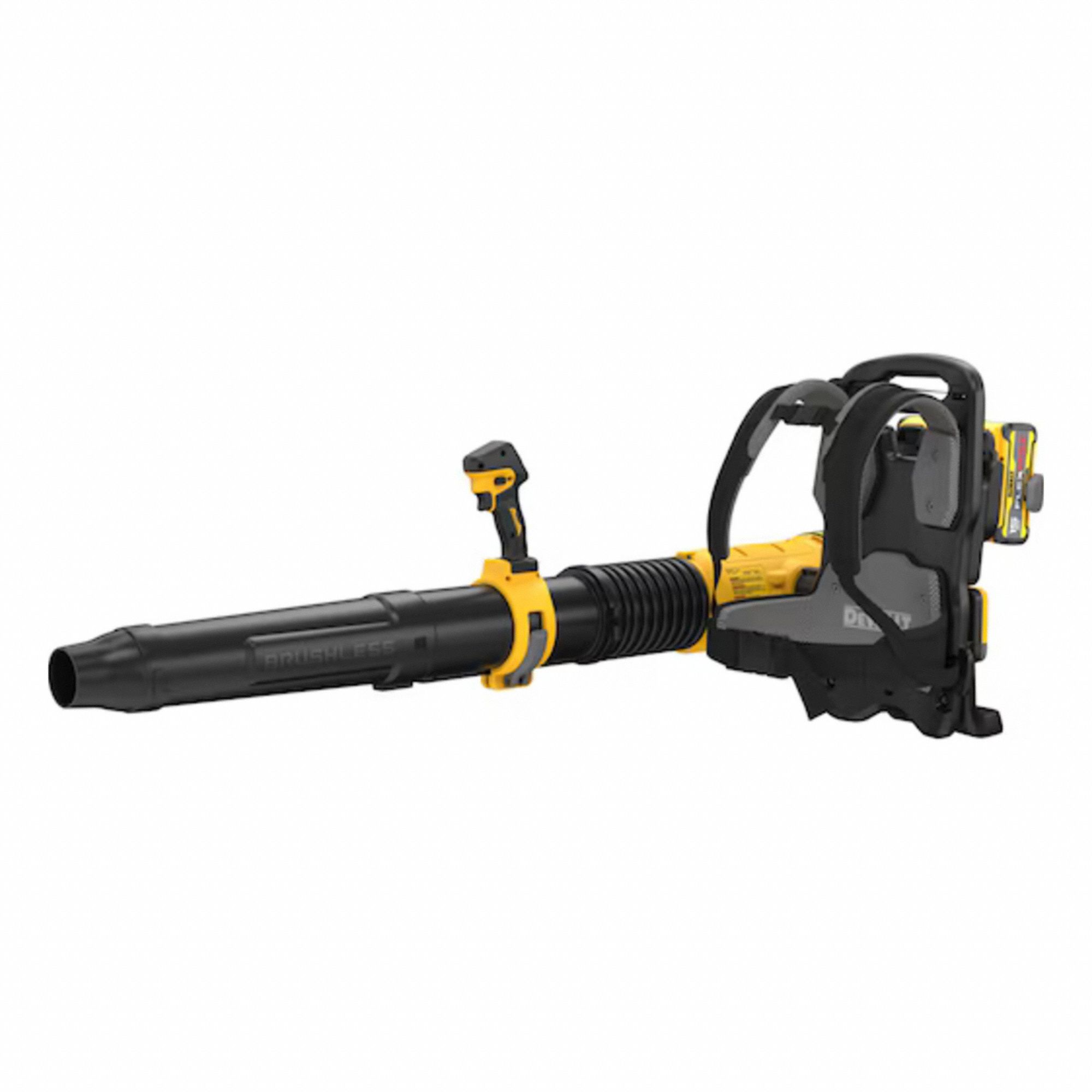 Battery-Powered Backpack Leaf Blower: Cordless, 855 cfm Max Air Flow, 160 mph Max Air Speed