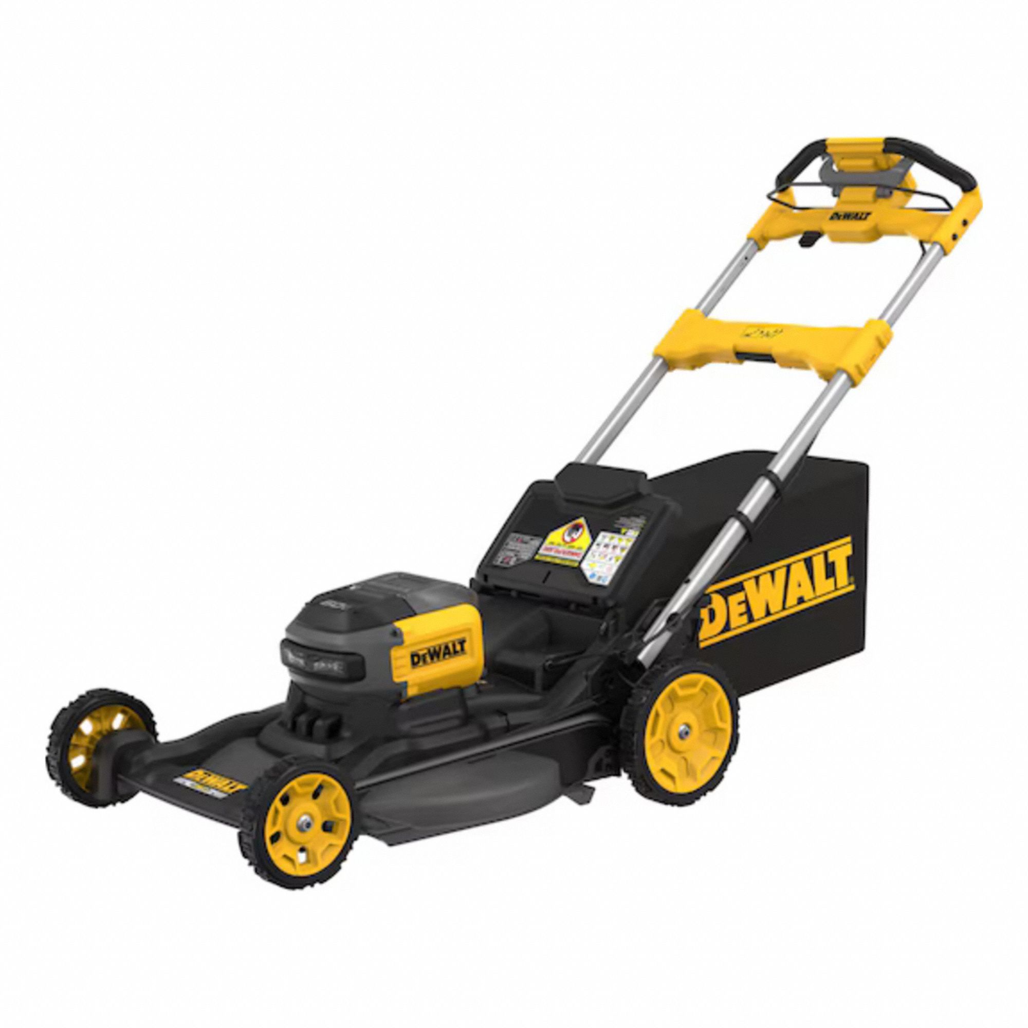 Battery-Powered Lawn Mower Kit: Self-Propelled, 21 in Cutting Wd, Variable Speed Settings