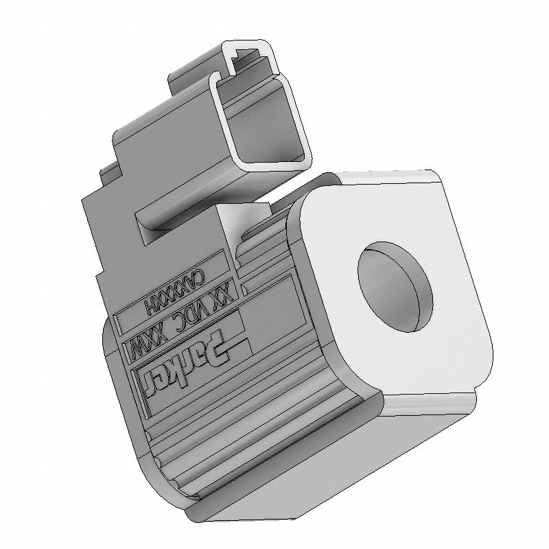 Valve Solenoid Coil: 12VDC, 18 W Watt, Integral Deutsch, CAS012H