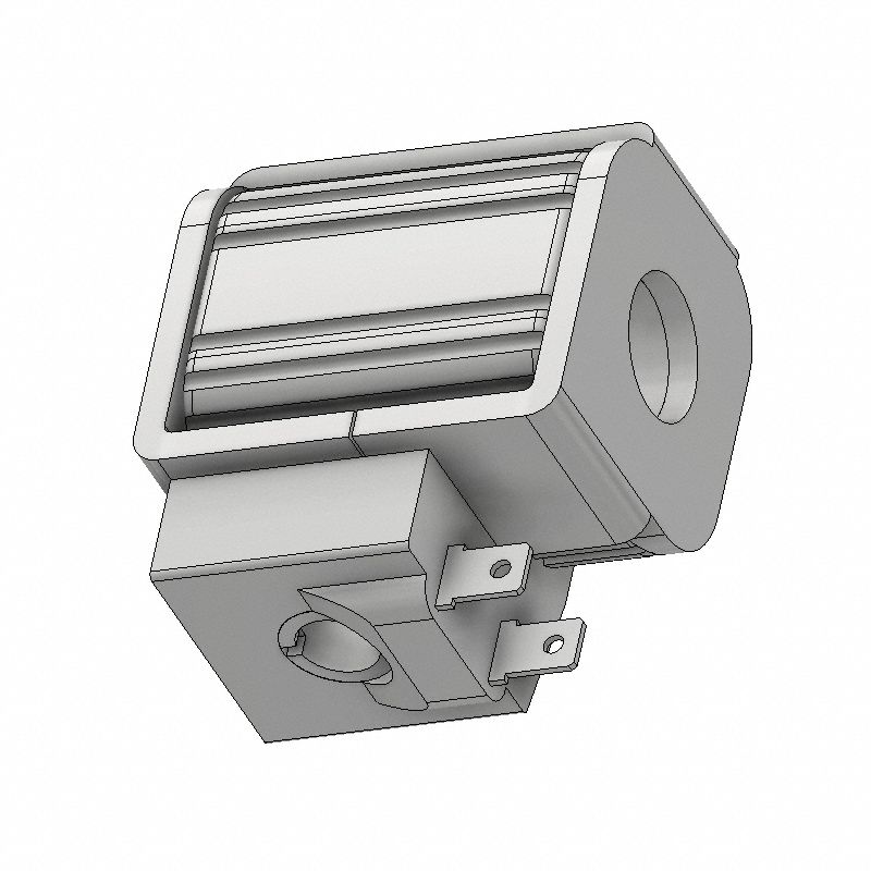 Valve Solenoid Coil: 12VDC, 18 W Watt, Dual Spade, CAS012S