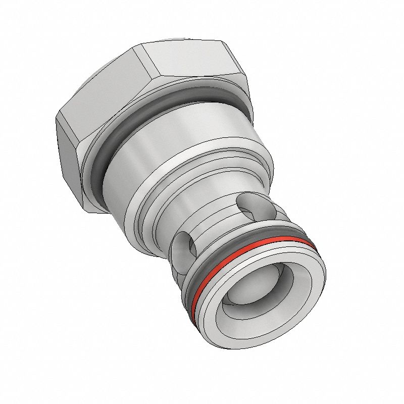 Check Valve: Steel, Two-Way, C16-2 Valve Cavity Size, Pressure, 1.5 in Overall Lg, CVH161P