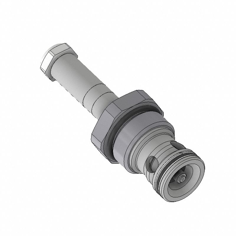 Poppet Valve: Steel, Screw-In, Two Positions, Normally Closed, Two-Way, Electrical, DSH161