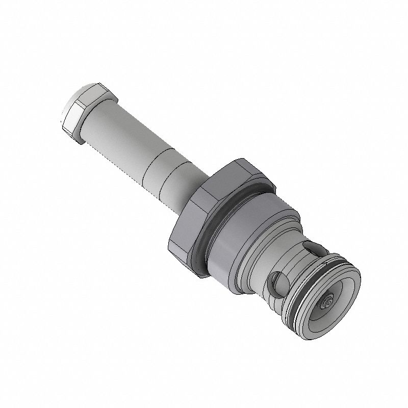 Poppet Valve: Steel, Screw-In, Two Positions, Normally Closed, Two-Way, Electrical, DSH161