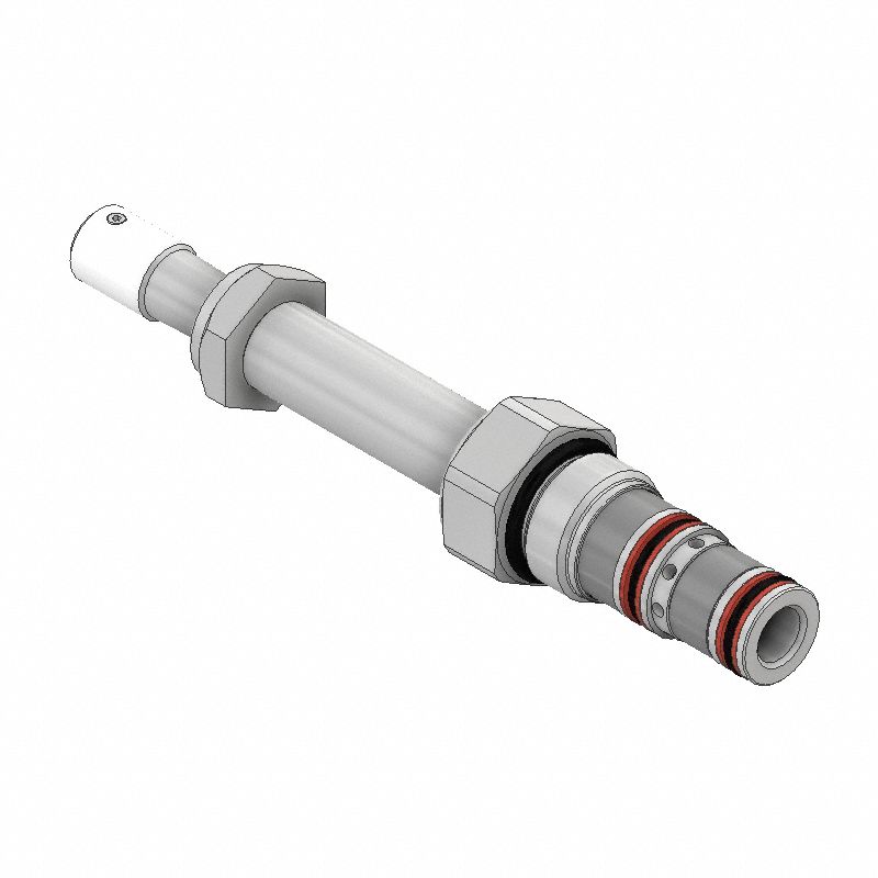 Spool Valve: Steel, Screw-In, Two Positions, Three-Way, C08-3 Valve Cavity Size, Polyurethane