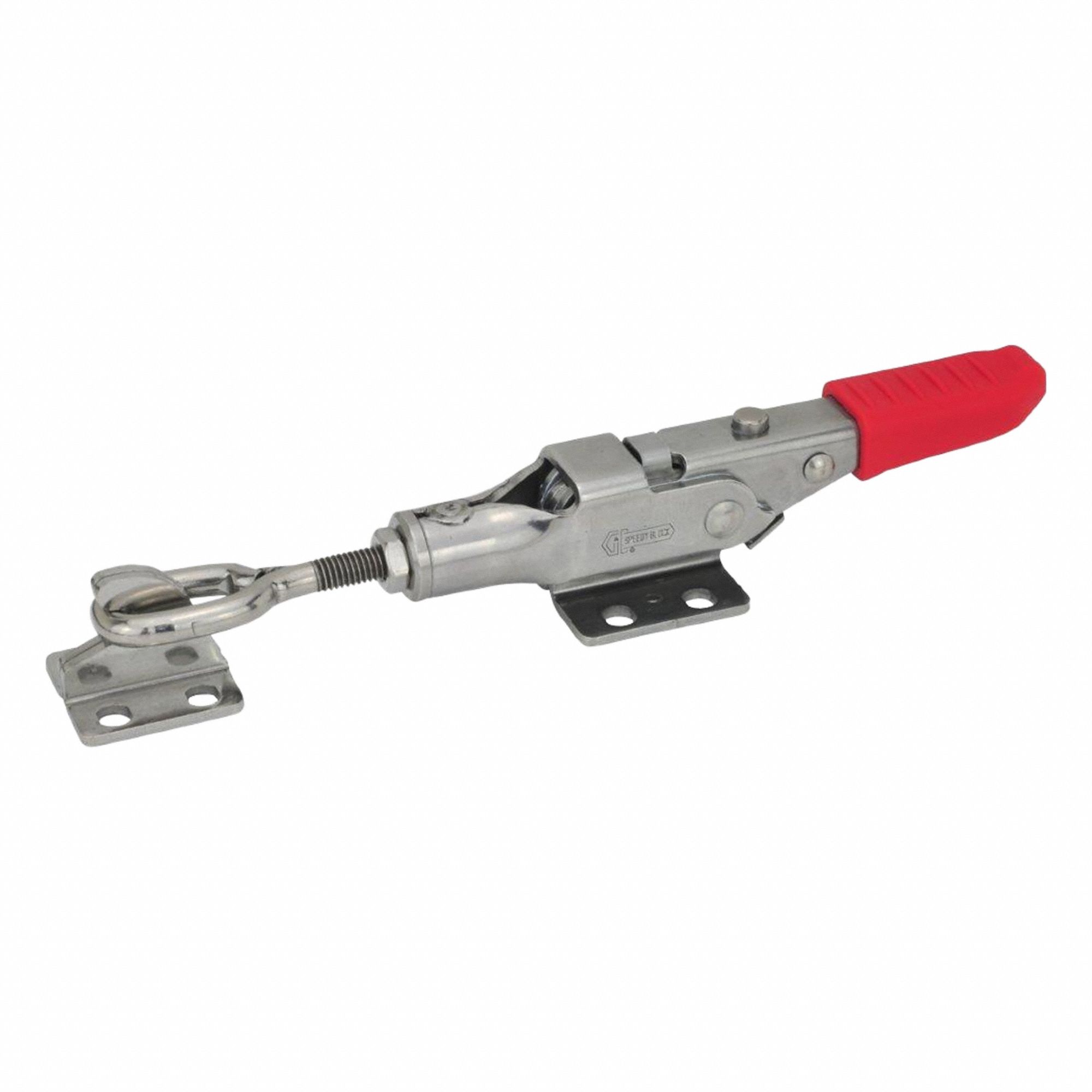 Latch Type Toggle Clamp: Horizontal, Includes Locking Handle, 13 mm Hook Adjustment - Max
