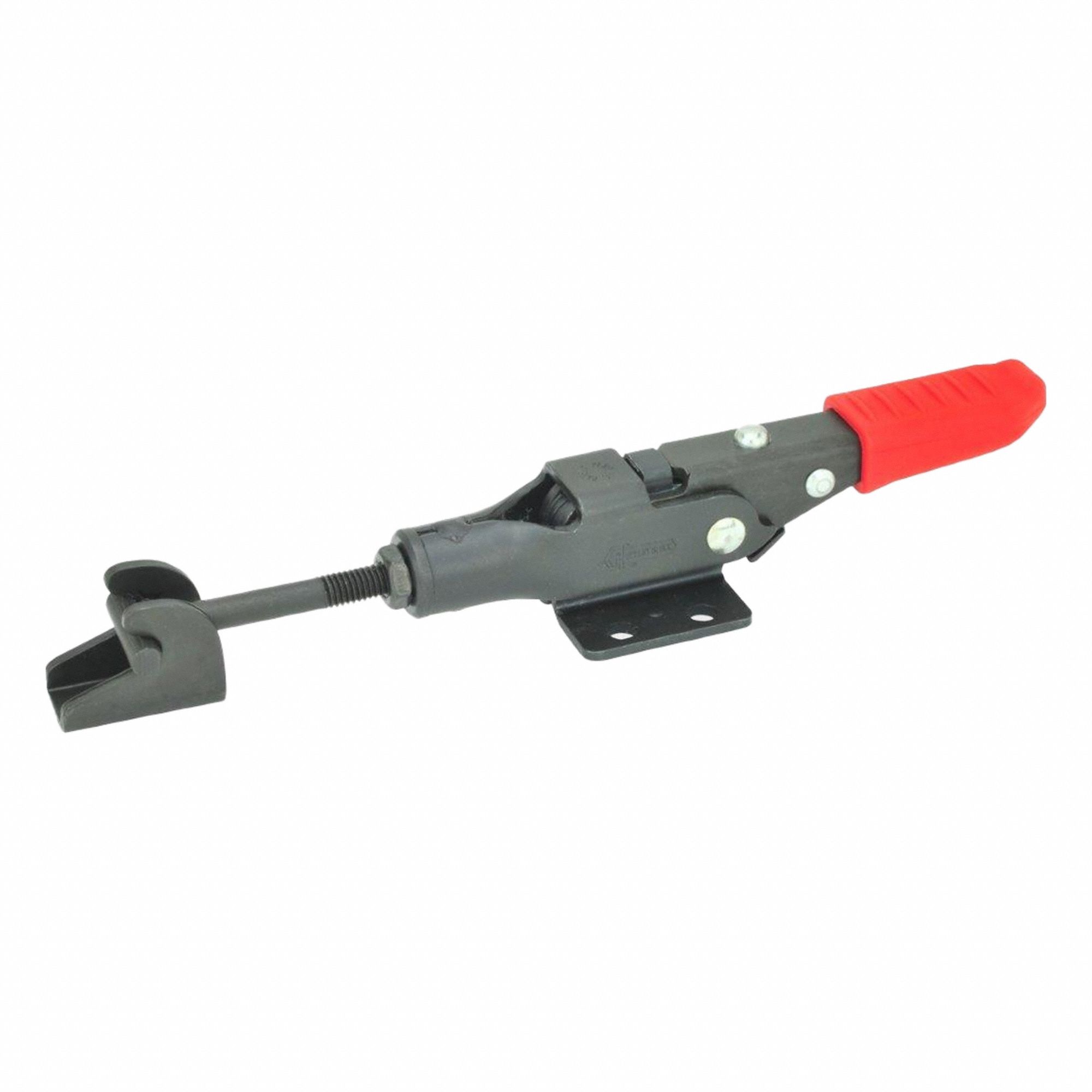 Latch Type Toggle Clamp: Horizontal, Includes Locking Handle, 13 mm Hook Adjustment - Max