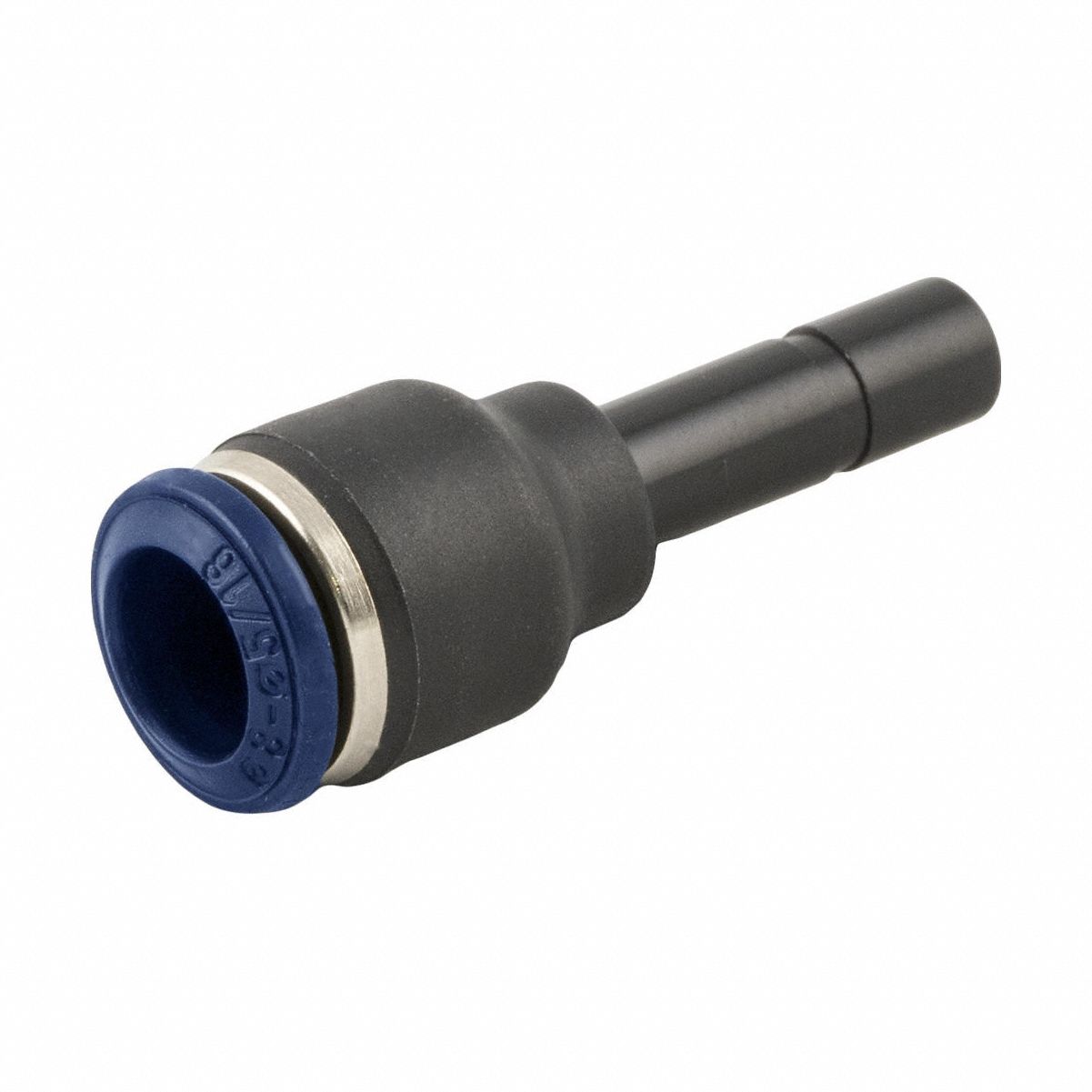 Swift Fit Push To Connect Fitting: 1/4 in OD x 3/8 in OD Size, Push-to-Connect x Tube Stem